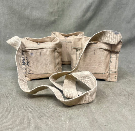 Original British 1946 Bandolier Containing 50 Inert 303 Rounds