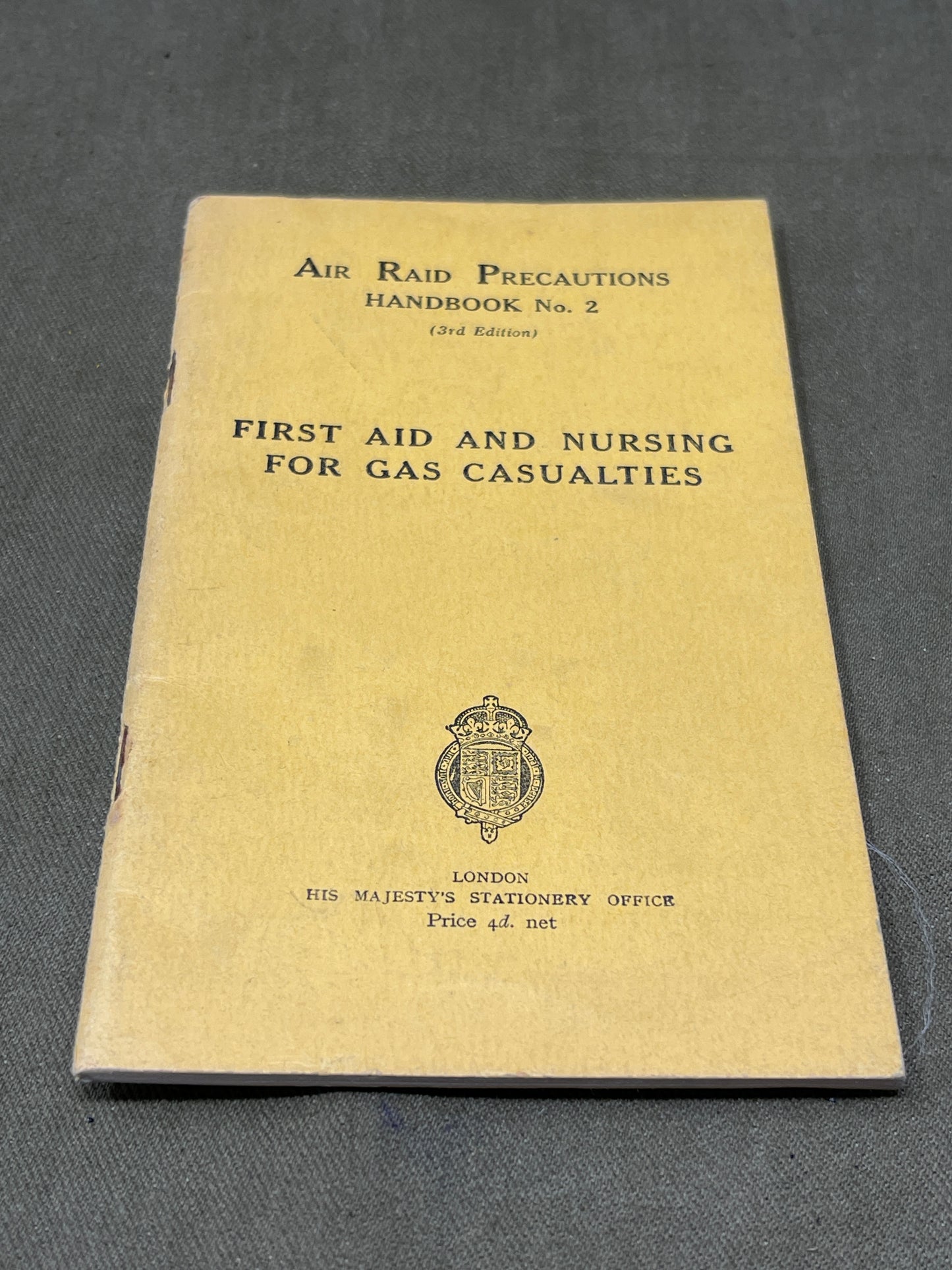 Air Raid Precaution First Aid And Nursing For Gas Casualties