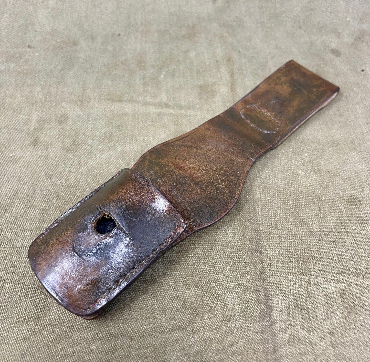 "Original Italian Carcano Bayonet Frog for Sale – Genuine Military Surplus"