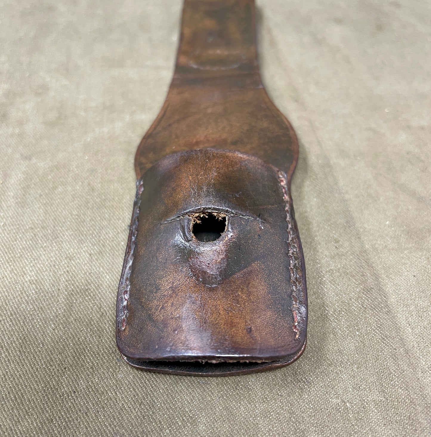 "Original Italian Carcano Bayonet Frog for Sale – Genuine Military Surplus"