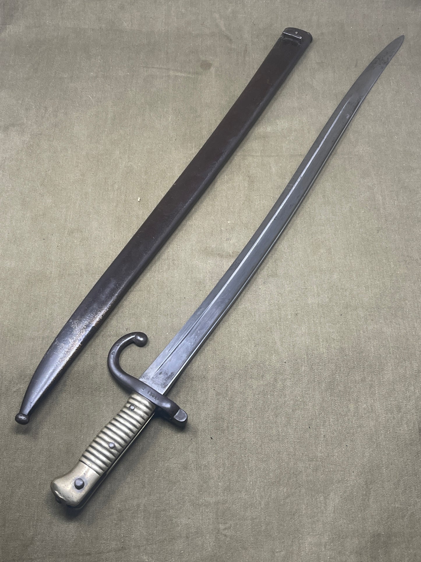 French Chassepot Bayonet 22 1/2 inch,