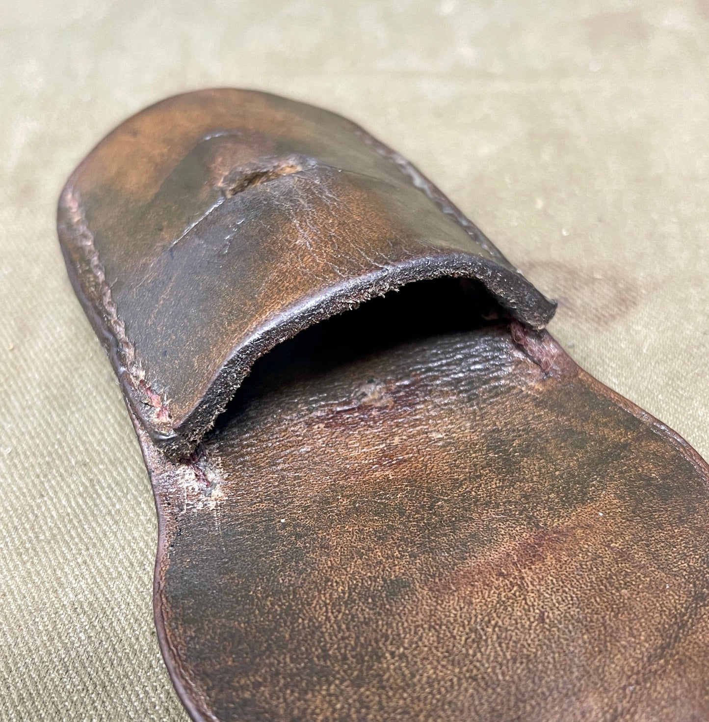 "Original Italian Carcano Bayonet Frog for Sale – Genuine Military Surplus"