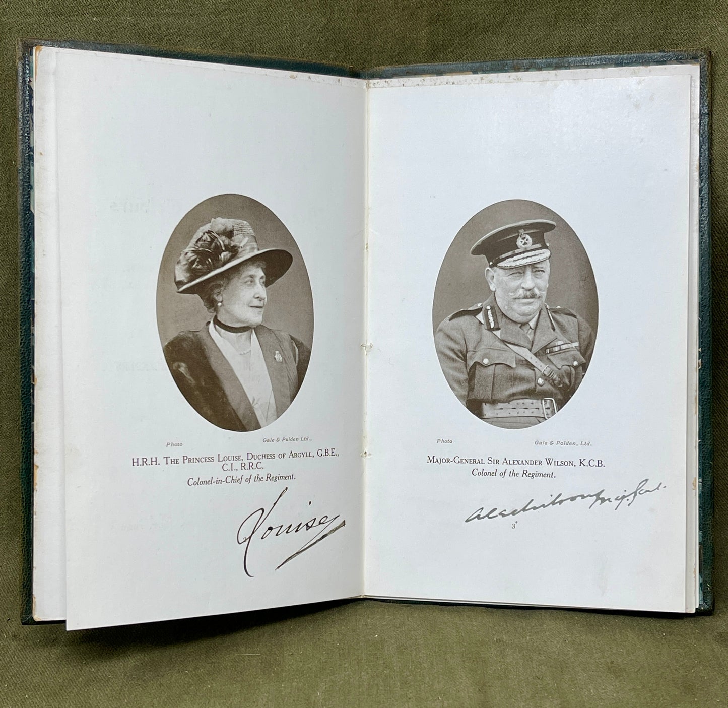 Original Official Program Presentation of Colours to the 2nd Battalion The Argyll & Sutherland Highlanders 11.30am 15th July 1926
