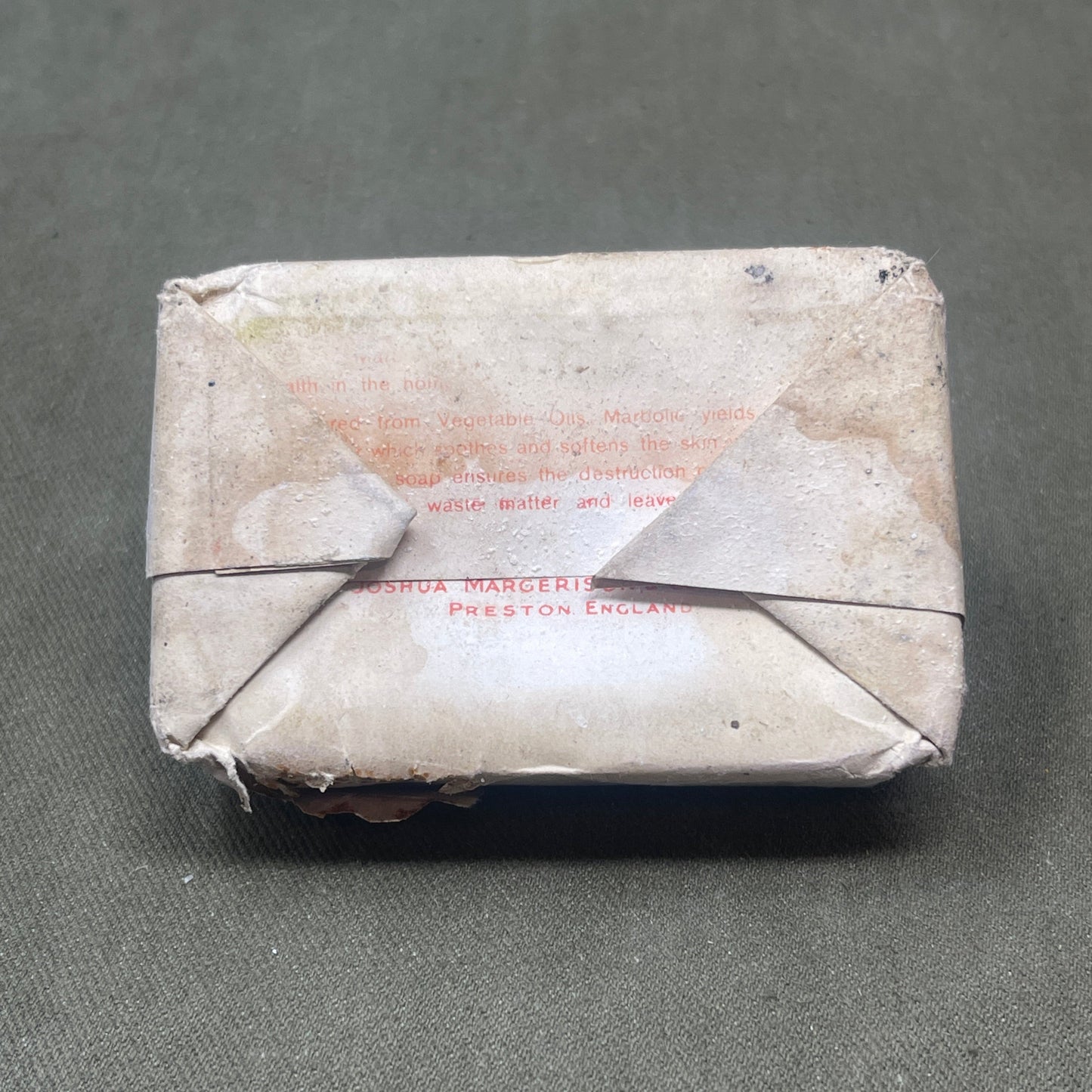 Marbolic Soap Joshua Margerison & Co Preston England Cica 1930