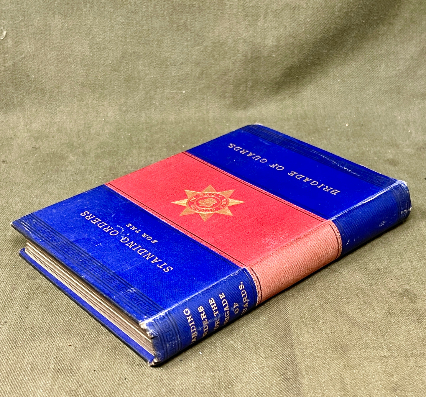 Original Official Standing Orders For The Brigade Of Guards 1885 Dated