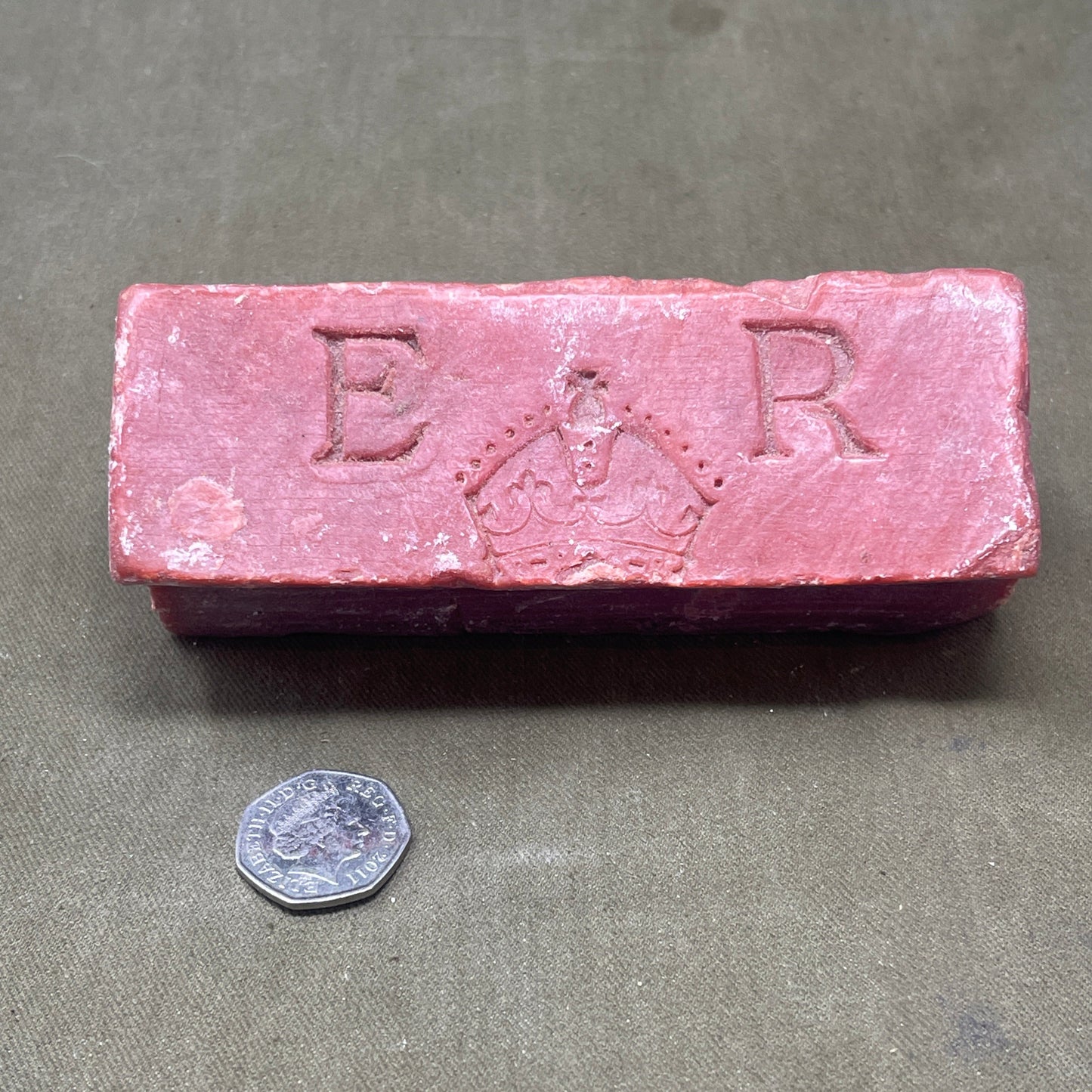 Vintage 1950's ER Stamped Carbolic Soap