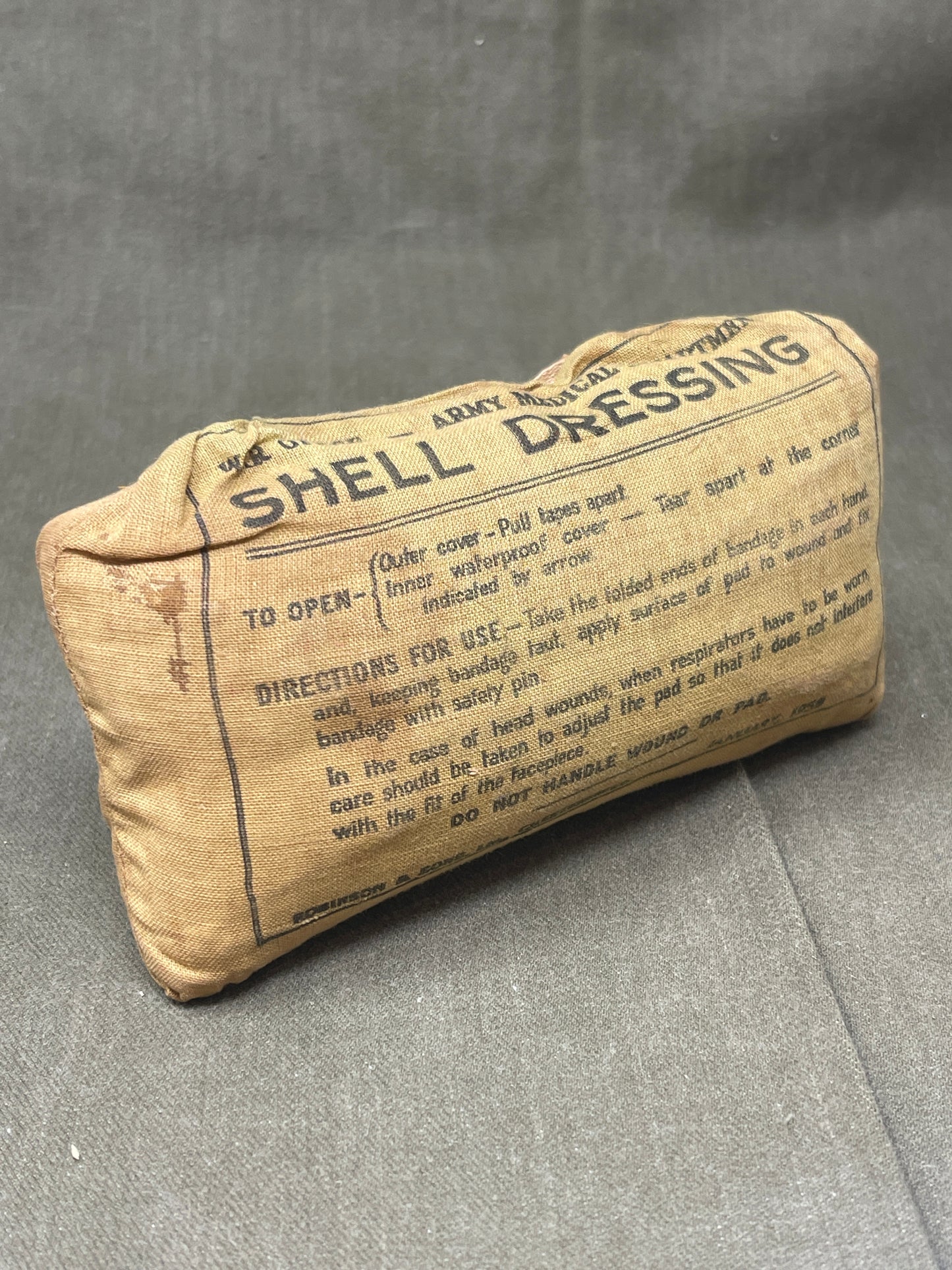Original British First Field Dressing (FFD) 1958
