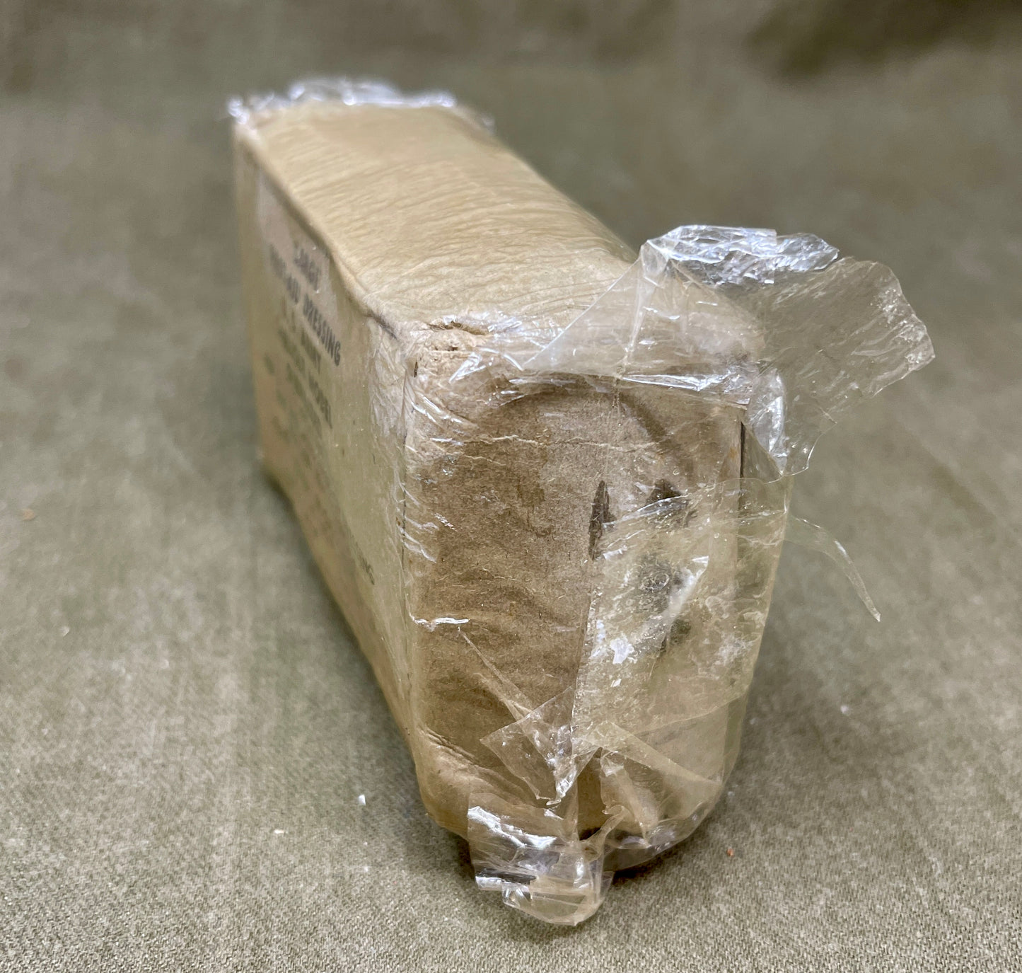 Large First Aid Dressing U.S. Army Carlisle Model Acme Cotton Products Co. Inc. Wound Dressing