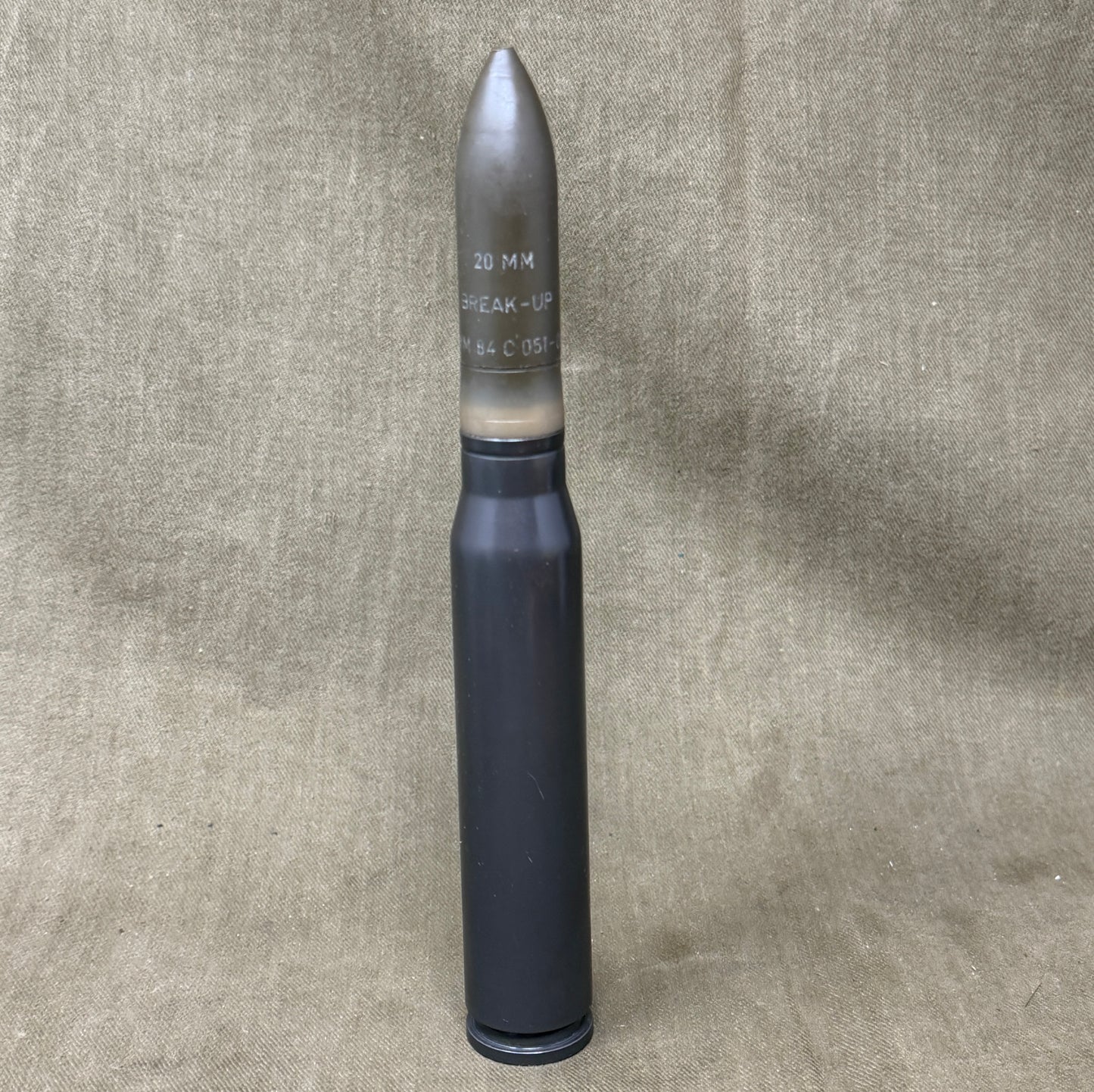 Inert 20x139mm DM64 “Break-Up” Training / Practice Round – Complete Display Cartridge with Tube