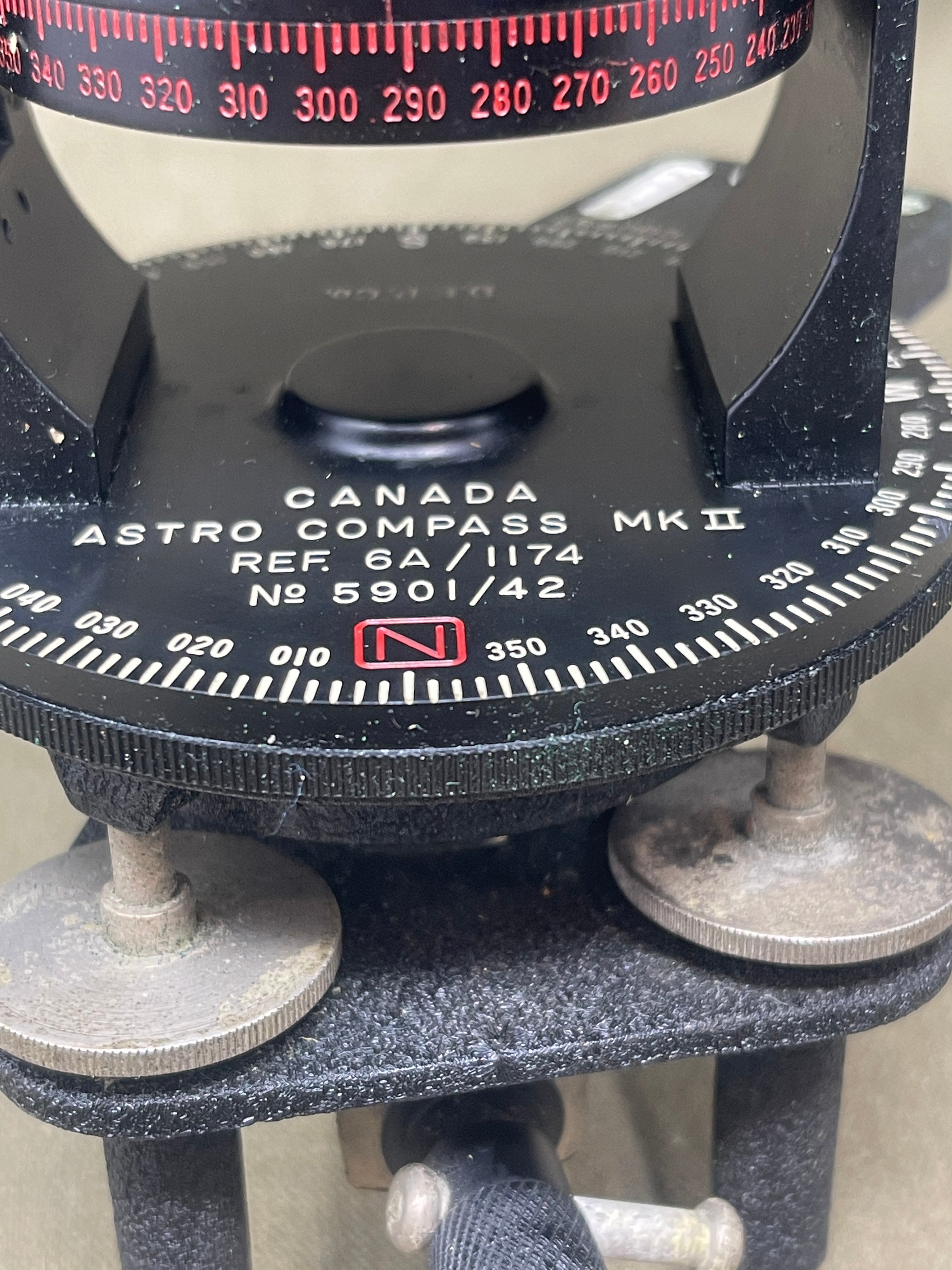Royal Air Force WWII RAF Bomber Aircraft Canadian ASTRO MK II Compass