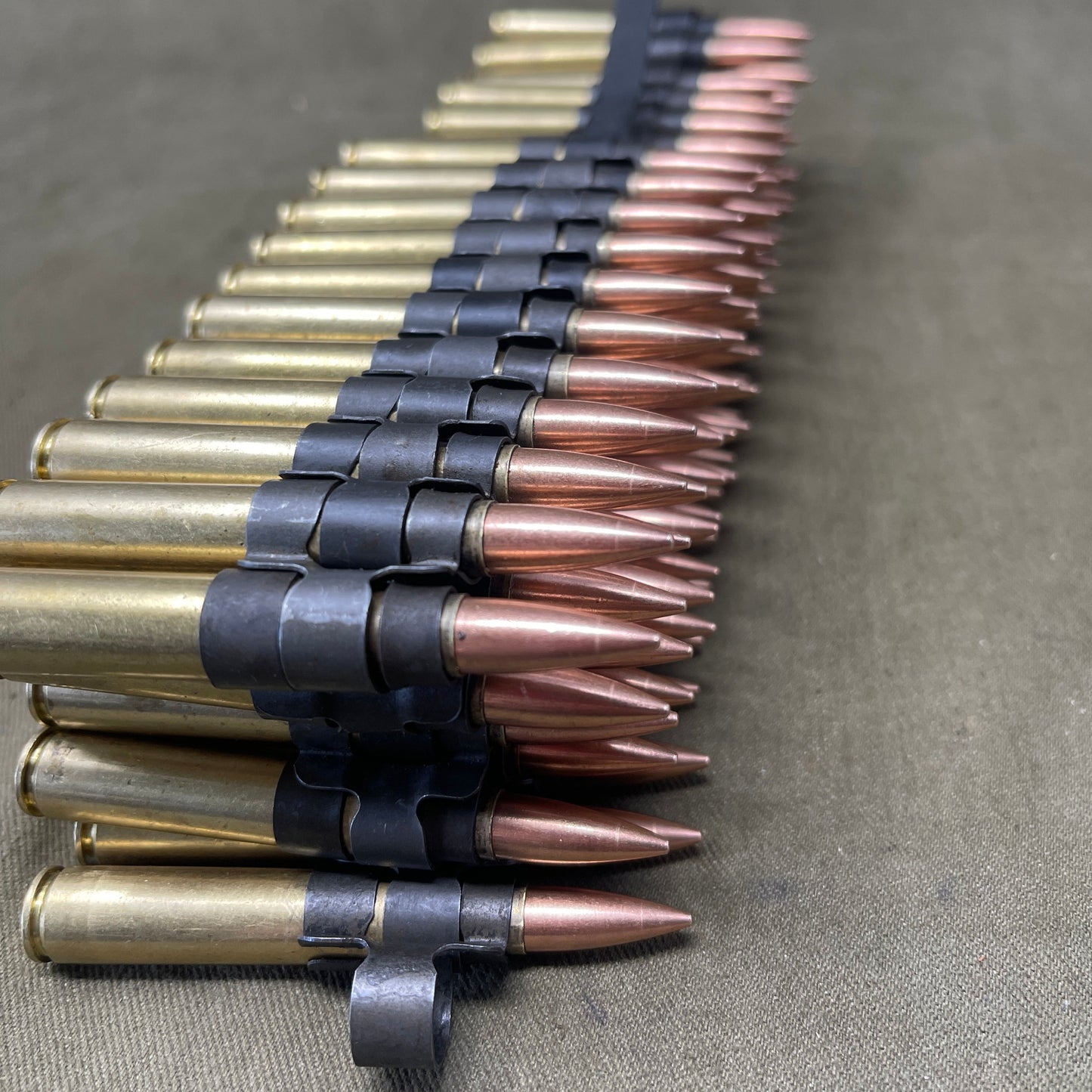 Inert 30-06 Springfield .30 Cal Machine Gun Belts