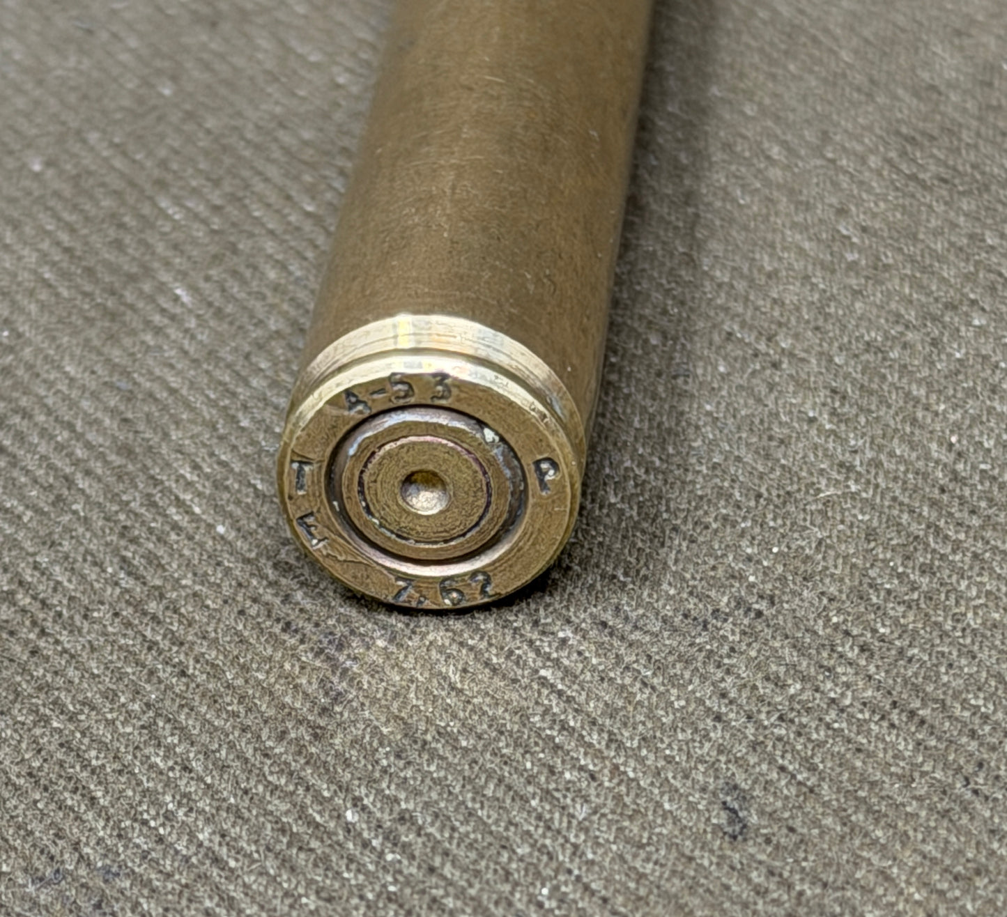 Inert .30-06 Springfield cartridge with TE -53 Toyo Seiki Japanese headstamp. Scarce post-war military ammunition collectible.
