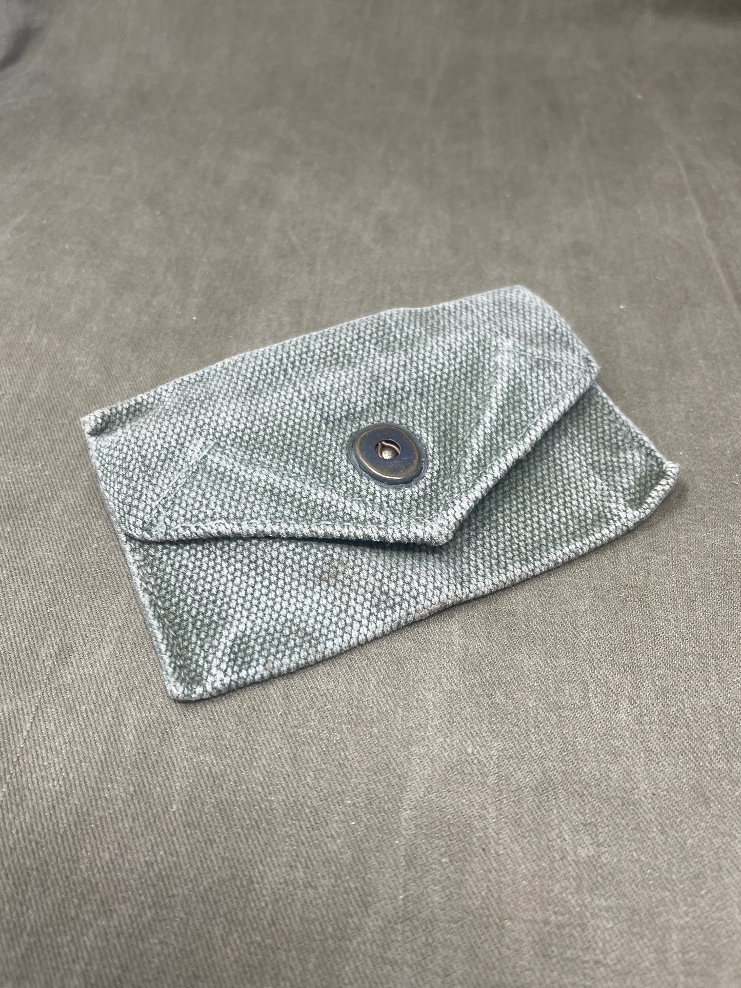 WW2 Green US Army Carlisle Dressing Pouch