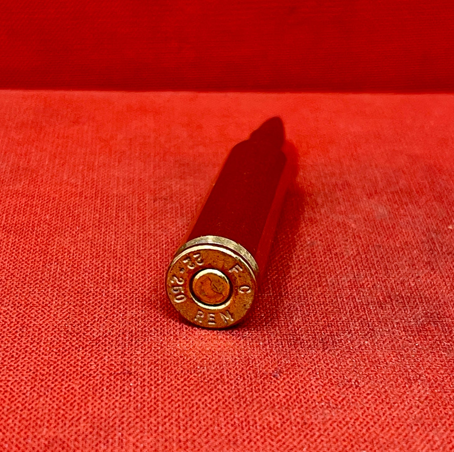 The .22-250 INERT Brass Cartridge is a non-functional, high-quality collectible round ideal for firearm function testing, educational purposes, and display. A must-have for ammunition collectors.