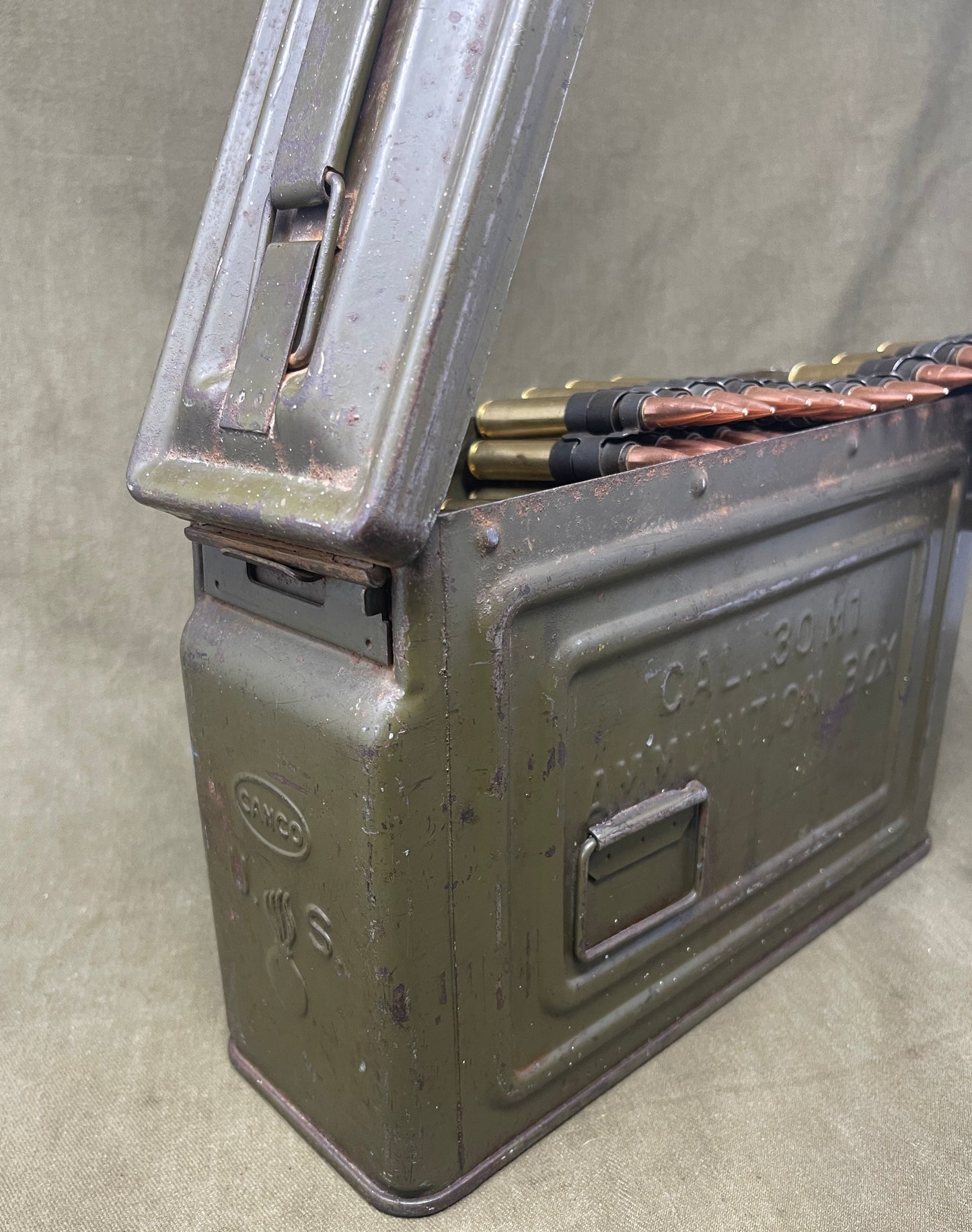 Inert 30-06 Springfield .30 Cal Machine Gun Belts
