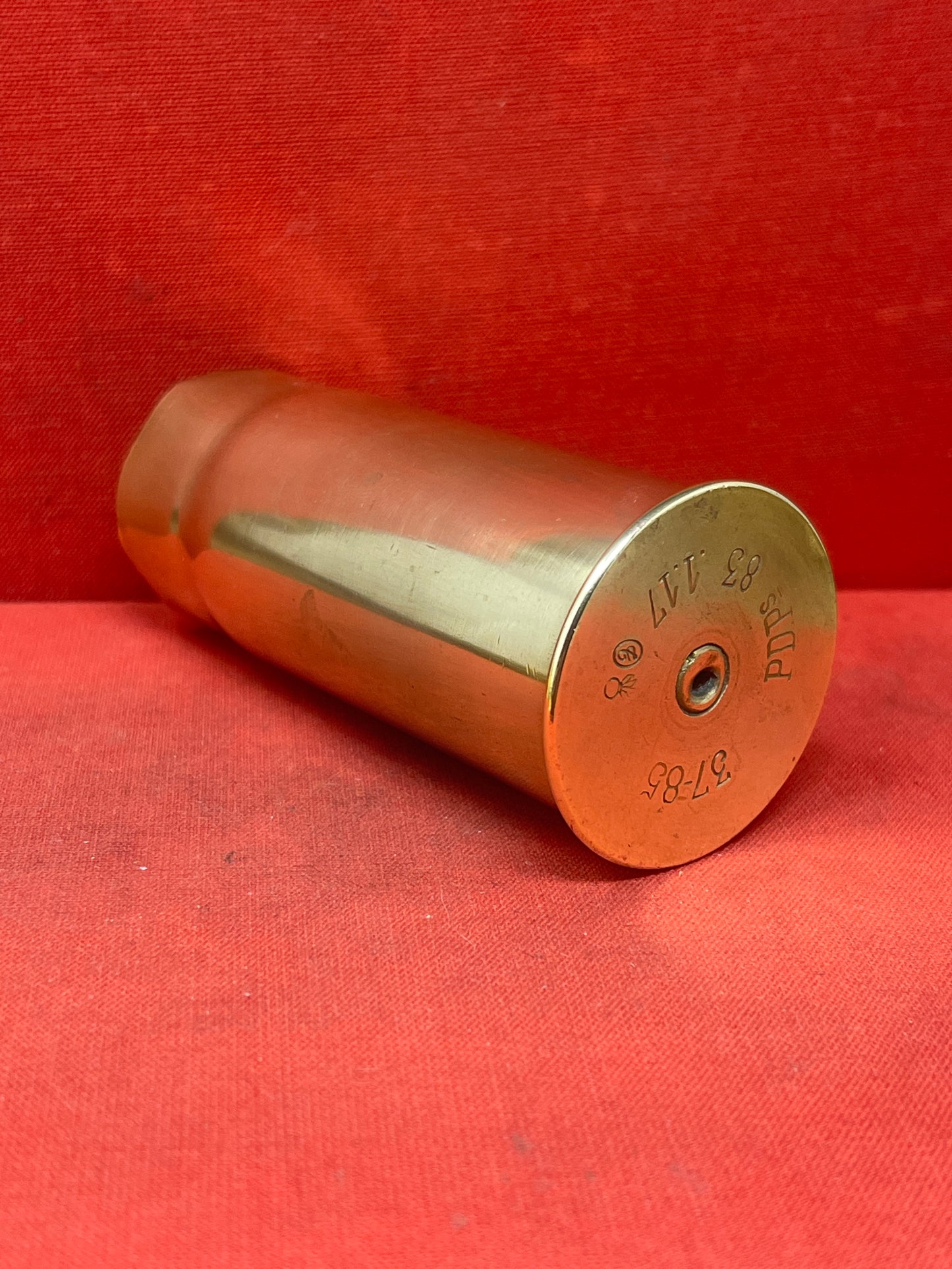 French 37mm Brass Cartridge Case 37-85 PD.Ps 17/10/14