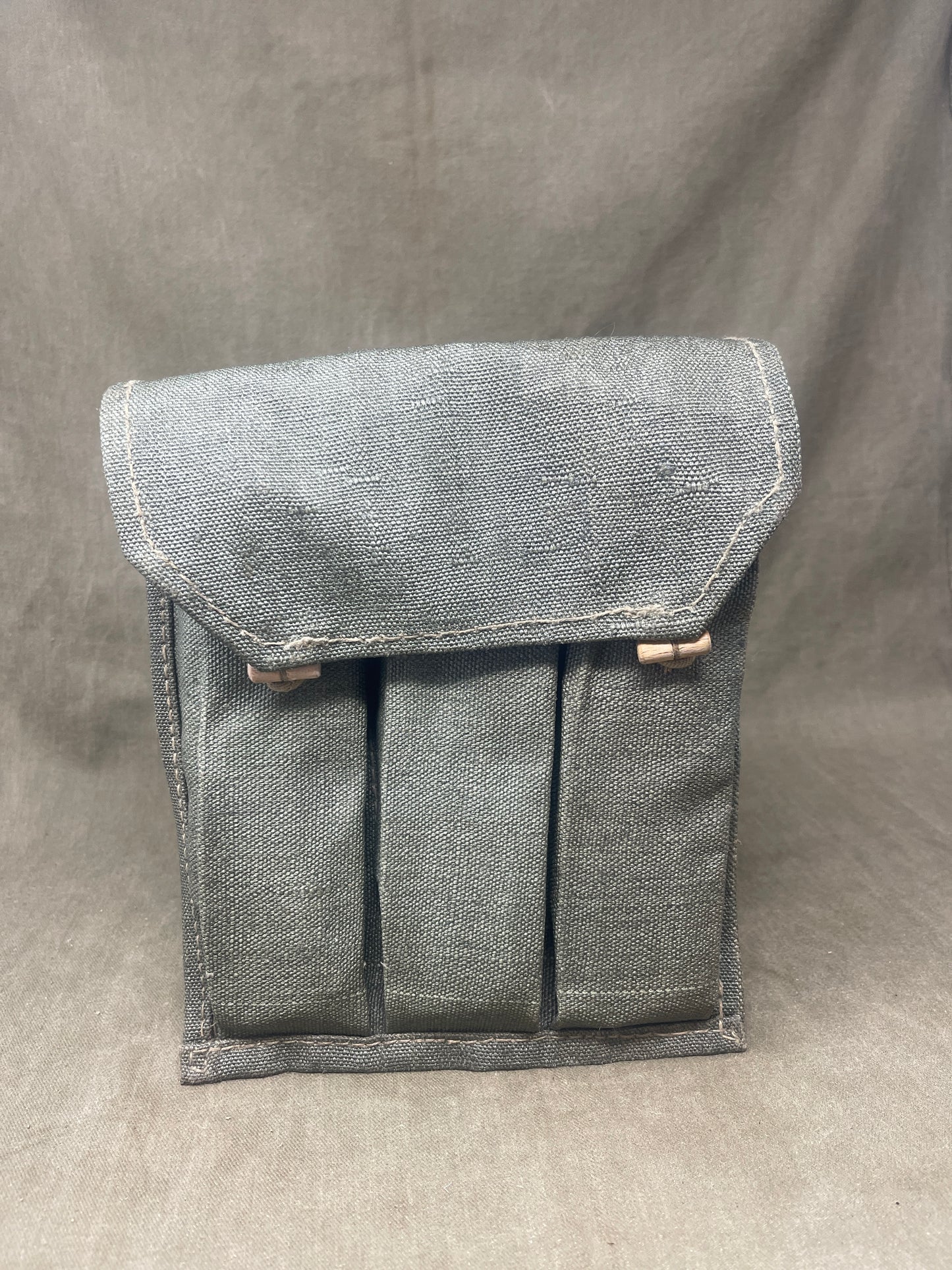 3 x PPS-43 Magazine Pouch with 15 INERT 7.62x25 Rounds – Durable & Authentic