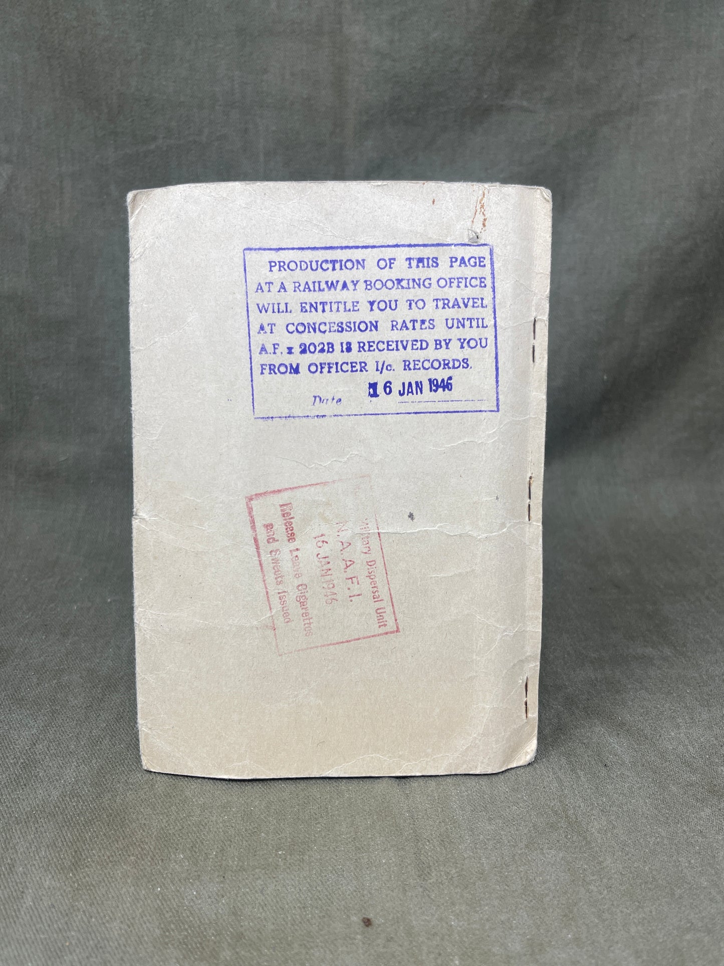 Discover the WW2 British Army Soldiers Release Book – Class A for W.P. Scott. A historical document detailing the discharge of a soldier from wartime service.