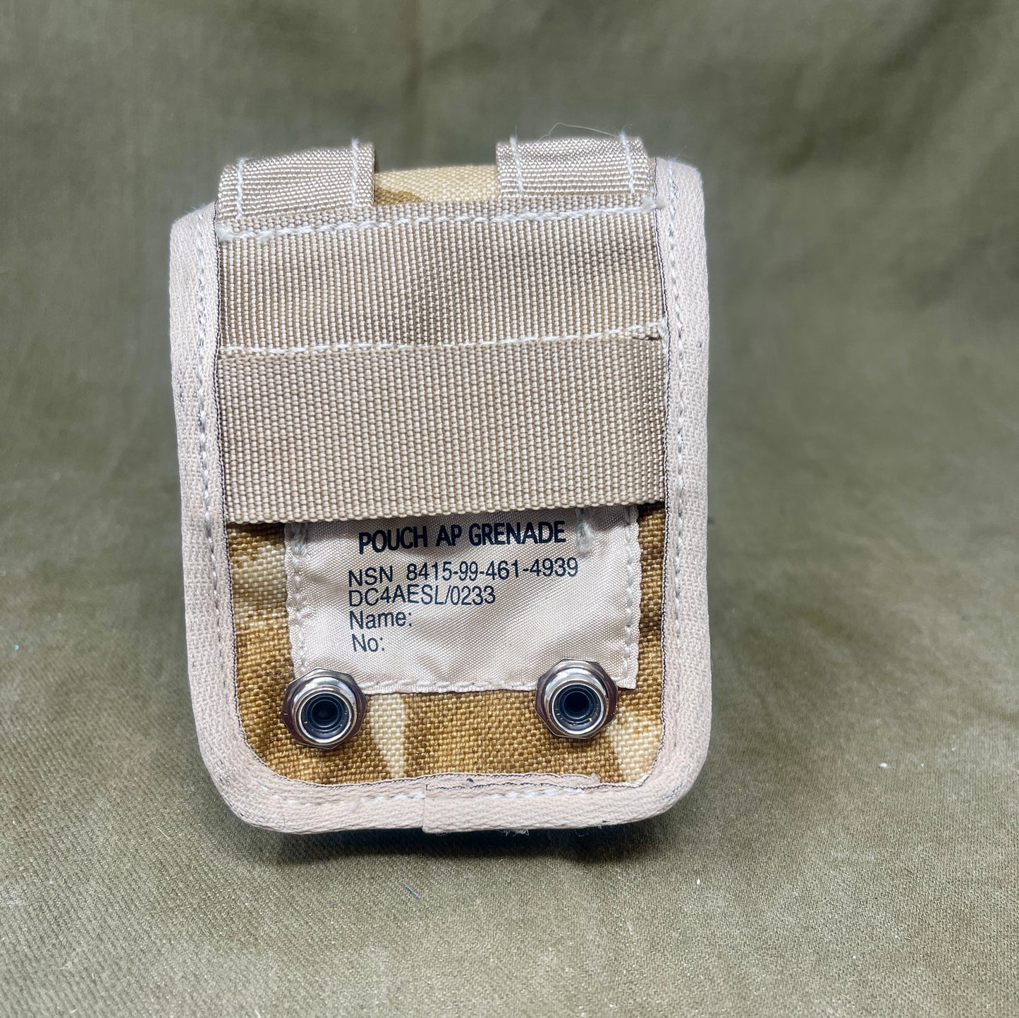 British Army Desert Pattern DPM Pouch AP Grenade