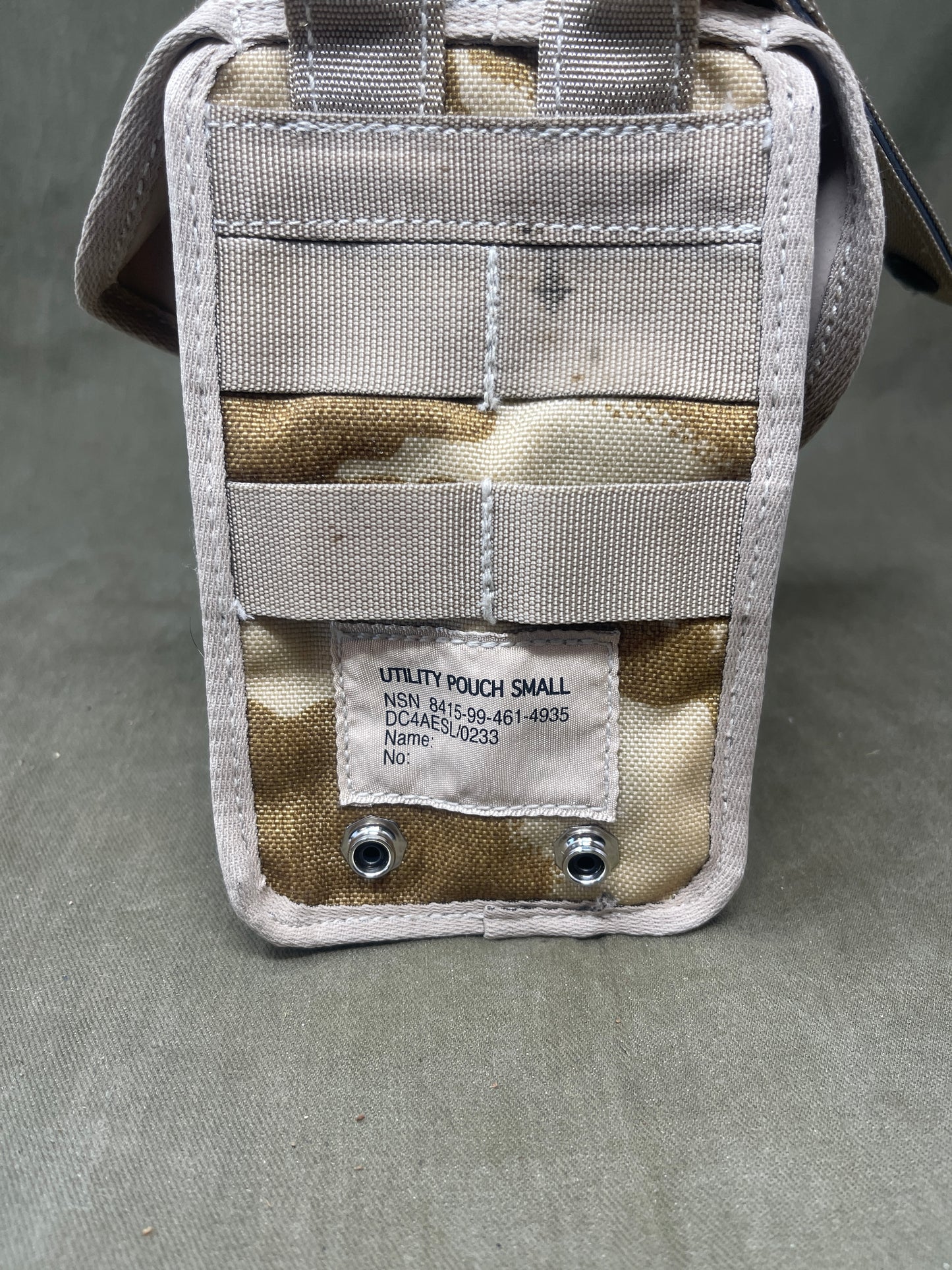 British Army Desert Pattern DPM Utility Pouch Small