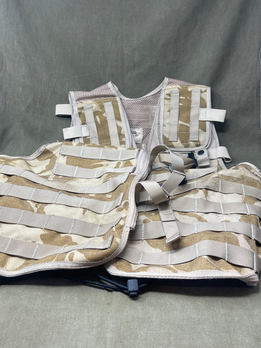 British Army Desert Pattern DPM Vest Tactical Load Carrying
