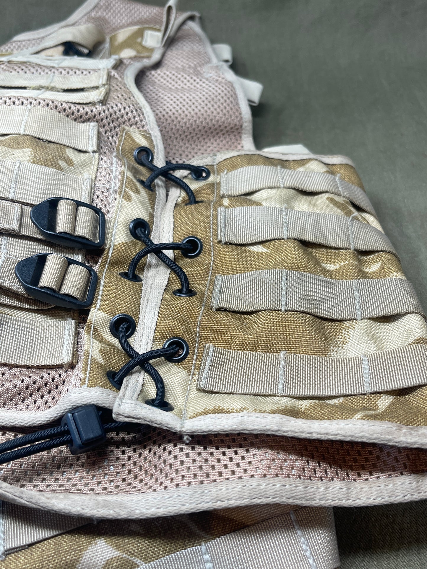 British Army Desert Pattern DPM Vest Tactical Load Carrying