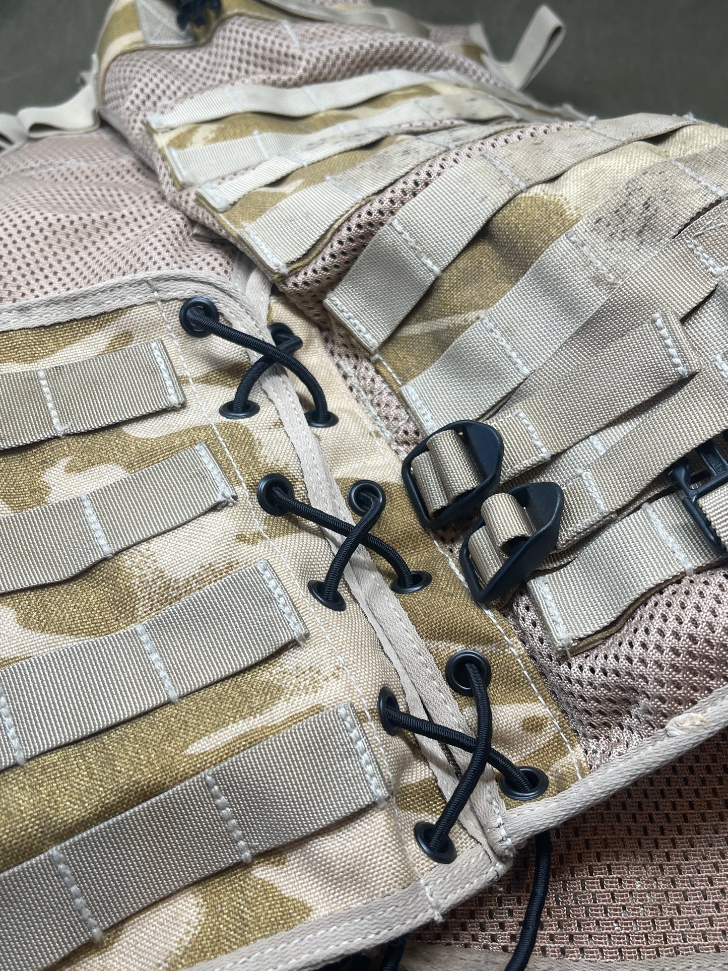British Army Desert Pattern DPM Vest Tactical Load Carrying