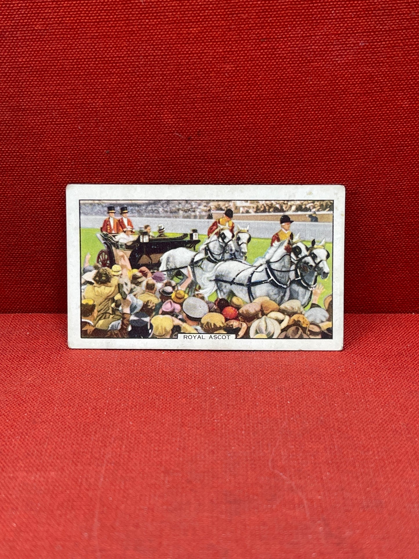 Gallaher Ltd Racing Scenes Series 48 Cigarette Cards 1938