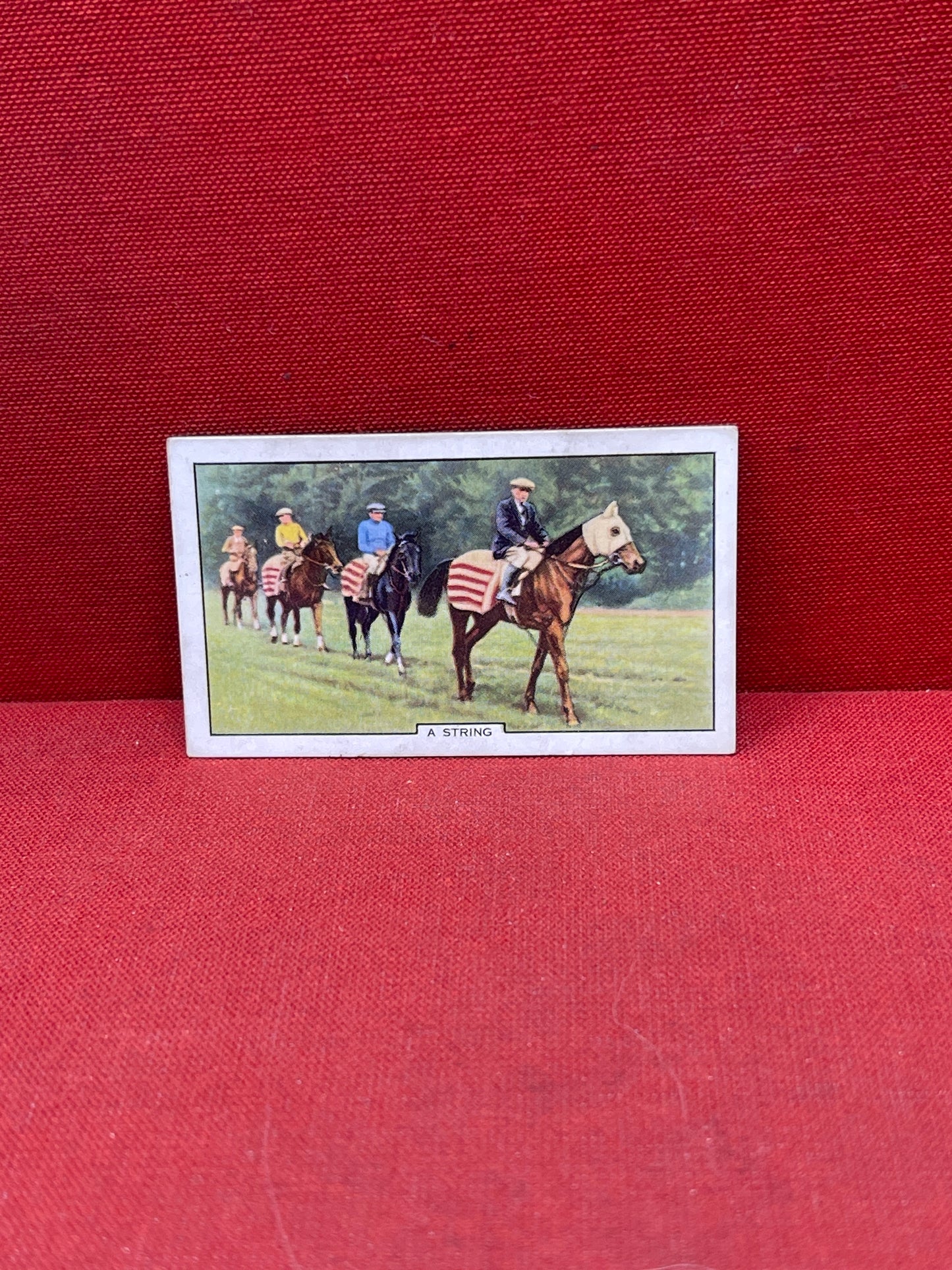 Gallaher Ltd Racing Scenes Series 48 Cigarette Cards 1938