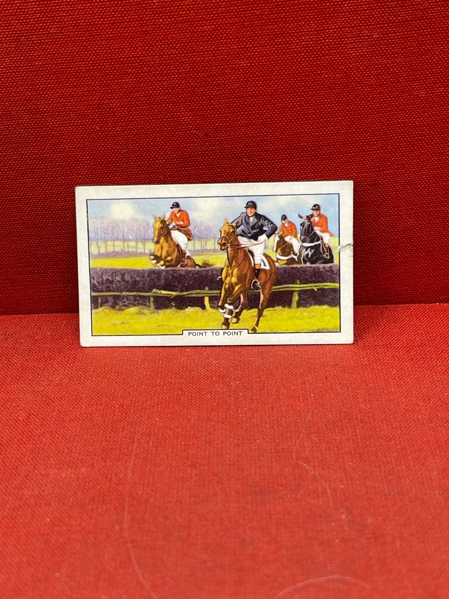 Gallaher Ltd Racing Scenes Series 48 Cigarette Cards 1938
