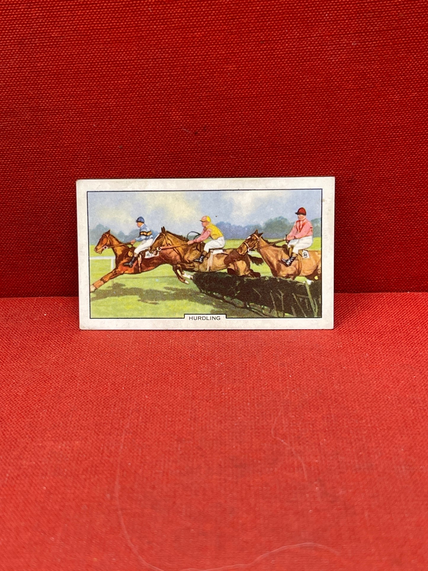 Gallaher Ltd Racing Scenes Series 48 Cigarette Cards 1938