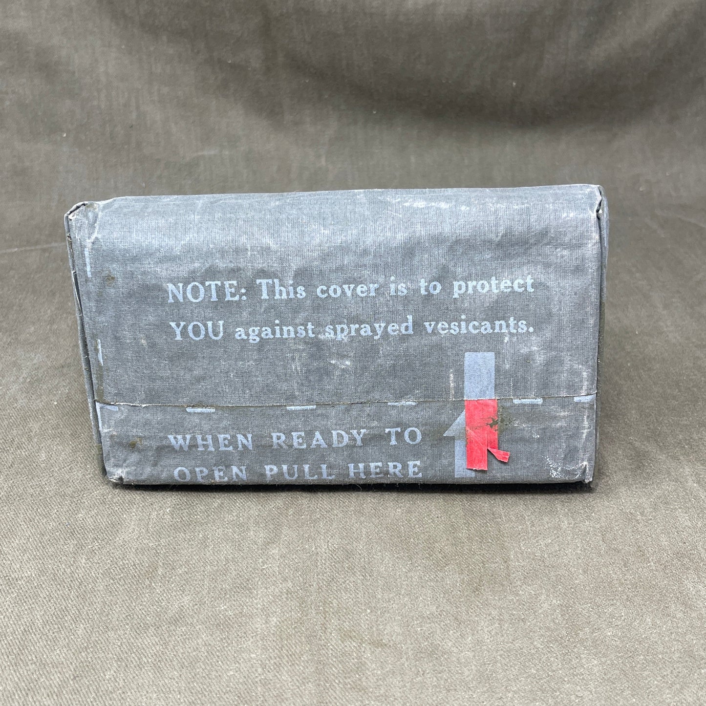 US Army Cover Protective Individual 1941 Dated Sealed