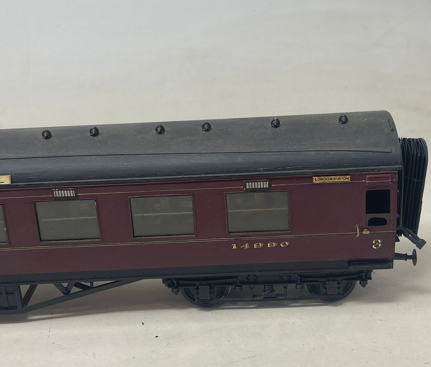 0 Gauge LMS Maroon Stanier D`3rd Coach