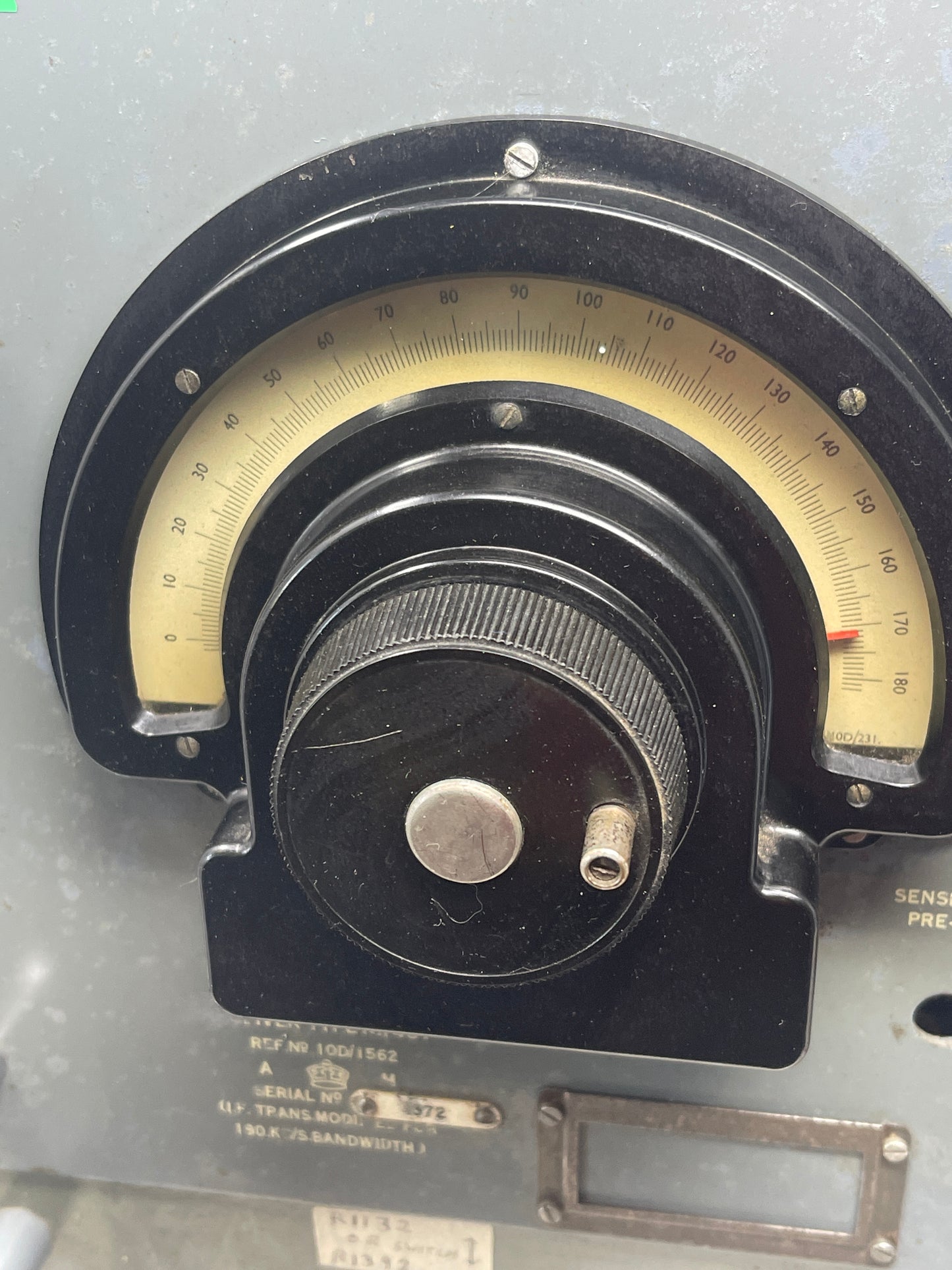Air Ministry RAF R1132 Receiver Set with R1139 Power Supply