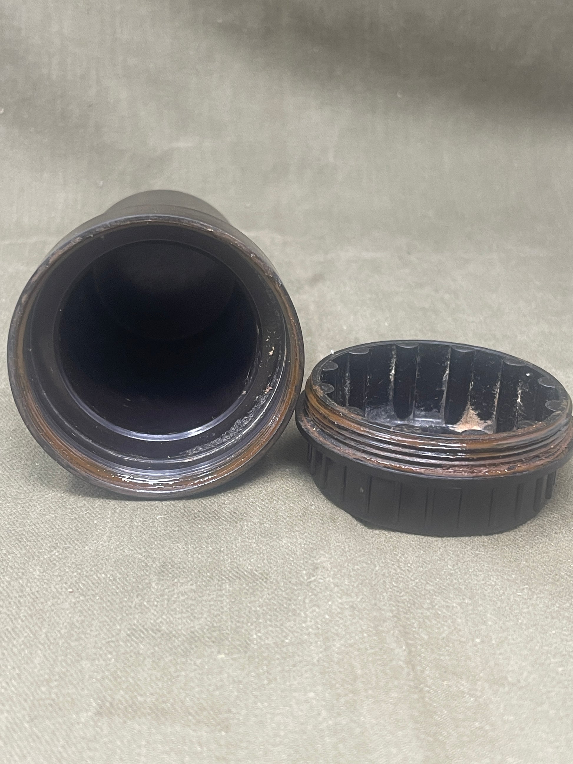 Original WWII German Luftwaffe Bomb Fuze Bakelite Transit Case.