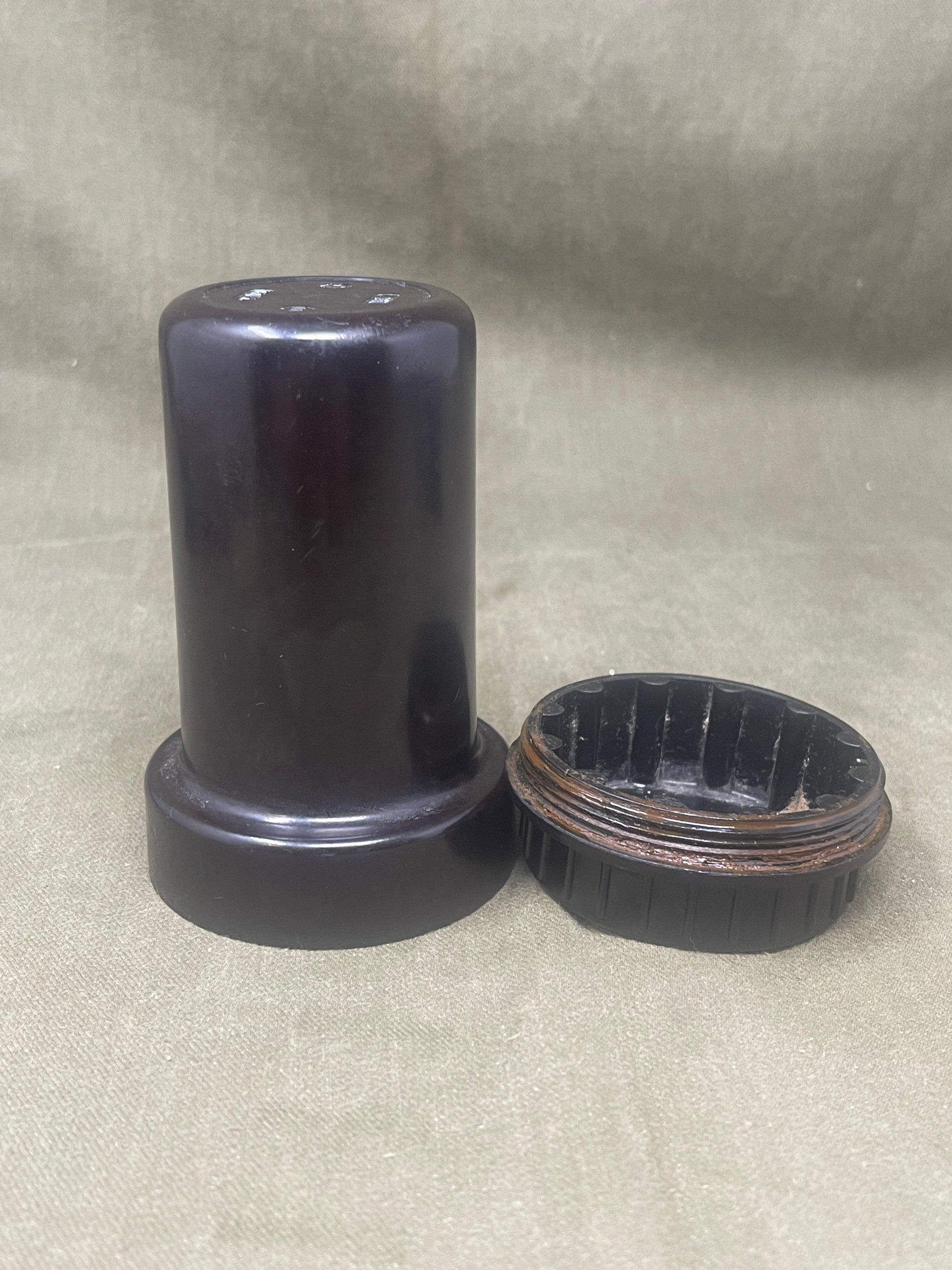 Original WWII German Luftwaffe Bomb Fuze Bakelite Transit Case.