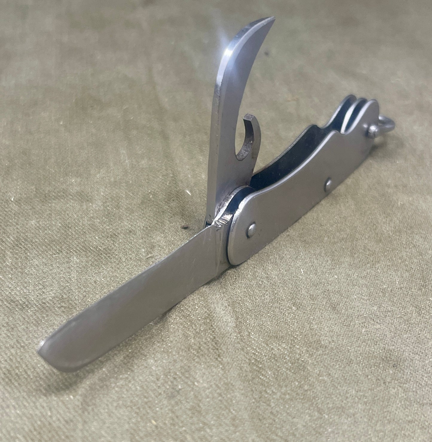 British Army Jack Knife Far East Jungle 1953 Dated P.B.S