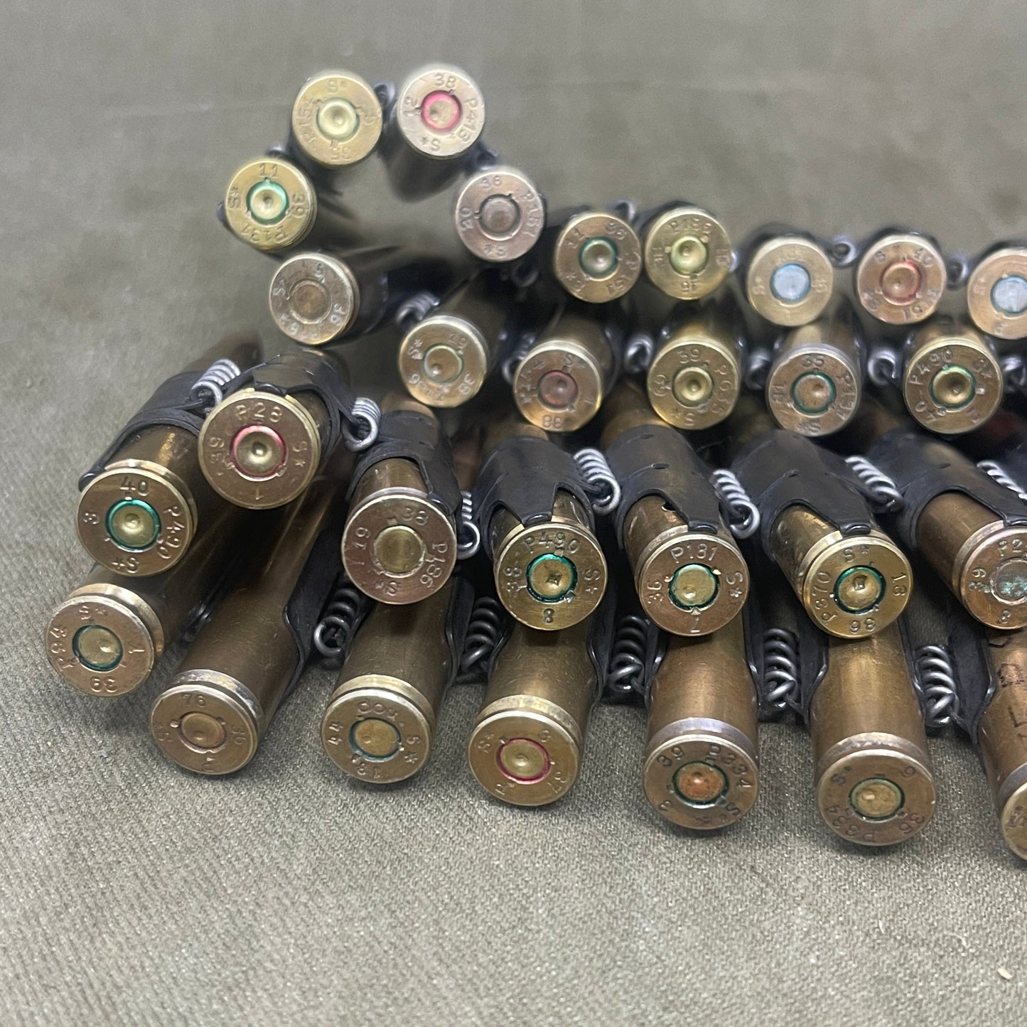 100 x INERT WW2 Issued Wehrmacht 7.92 MG34 /MG42 Machine Gun Belt