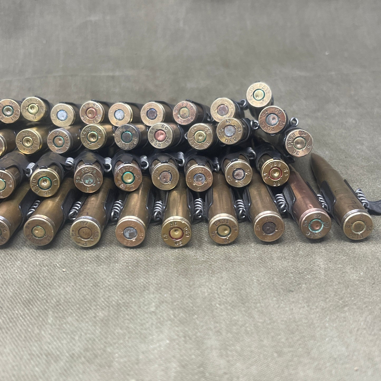 100 x INERT WW2 Issued Wehrmacht 7.92 MG34 /MG42 Machine Gun Belt