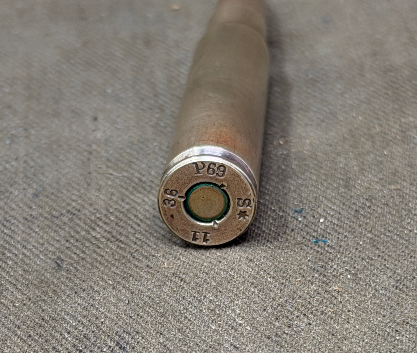 Original Inert German 7.92×57 Mauser Cartridge – P69 S 11 1936 – Pre-WWII Wehrmacht*