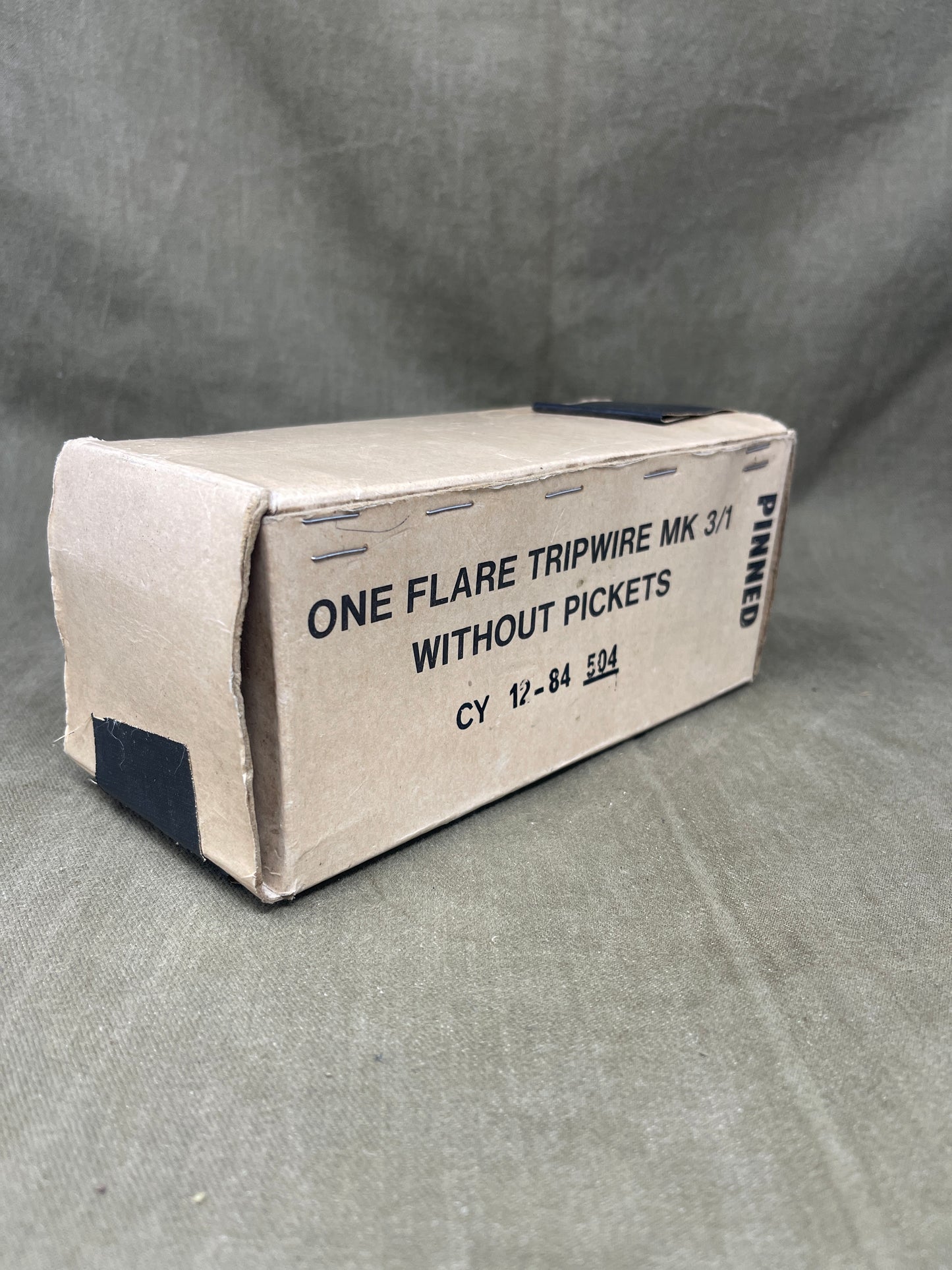Flare Tripwire MK 3/1 (CY 12-84 504) – 1984 Cold War Military Signal Device (Inert)