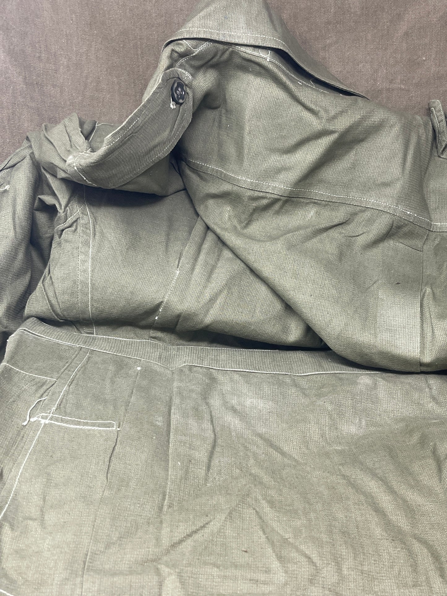 Original 1950 British Army Jungle Green Bush Jacket – Size 4, Christopher Roberts & Co. – Excellent Condition