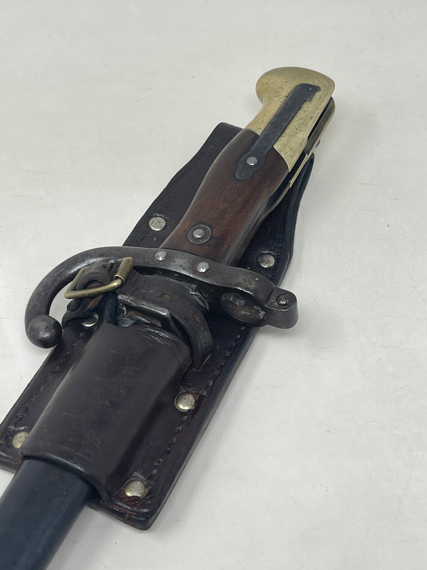 French M1874 Gras bayonet 20.5 inch, single edged, T section blade.