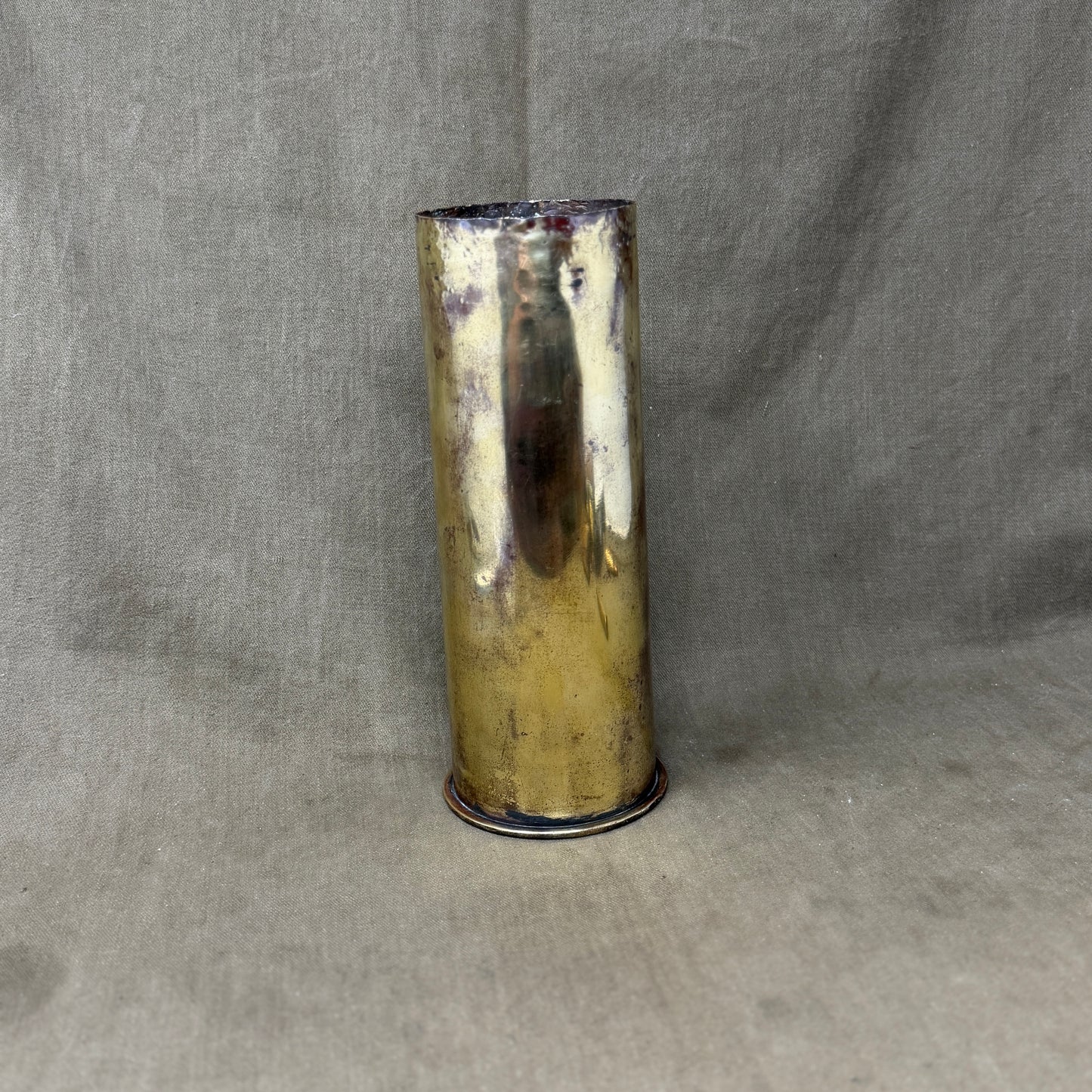 Original Imperial German WWI 7.7cm FK 96 n.A. Brass Shell Case – June 1918 Dated