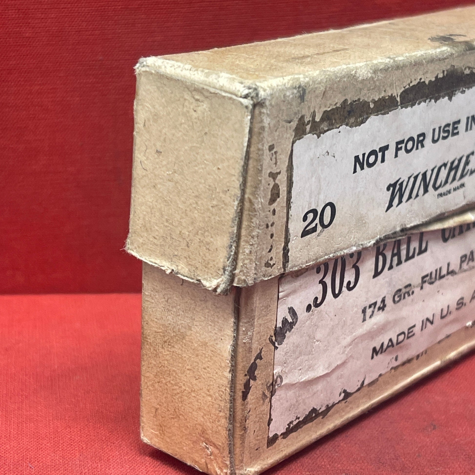 20 x INERT Lend Lease US Winchester 303 Rounds Dated 1941