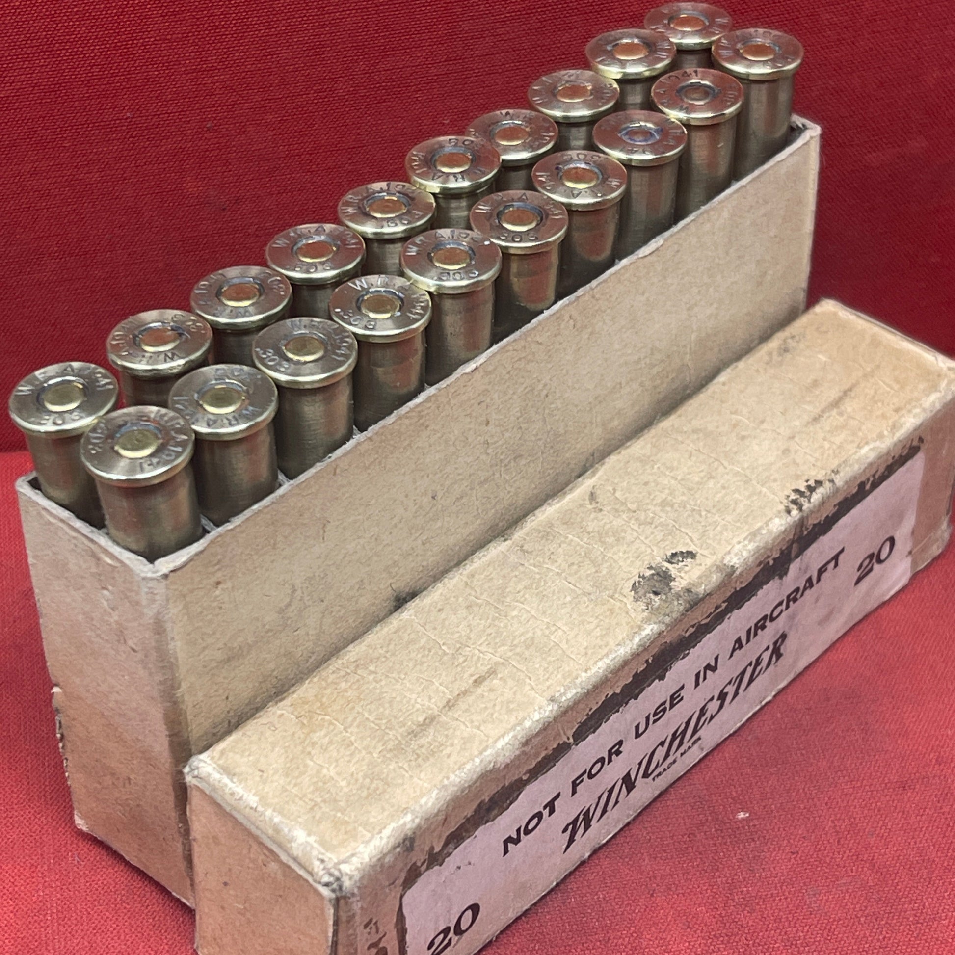 20 x INERT Lend Lease US Winchester 303 Rounds Dated 1941