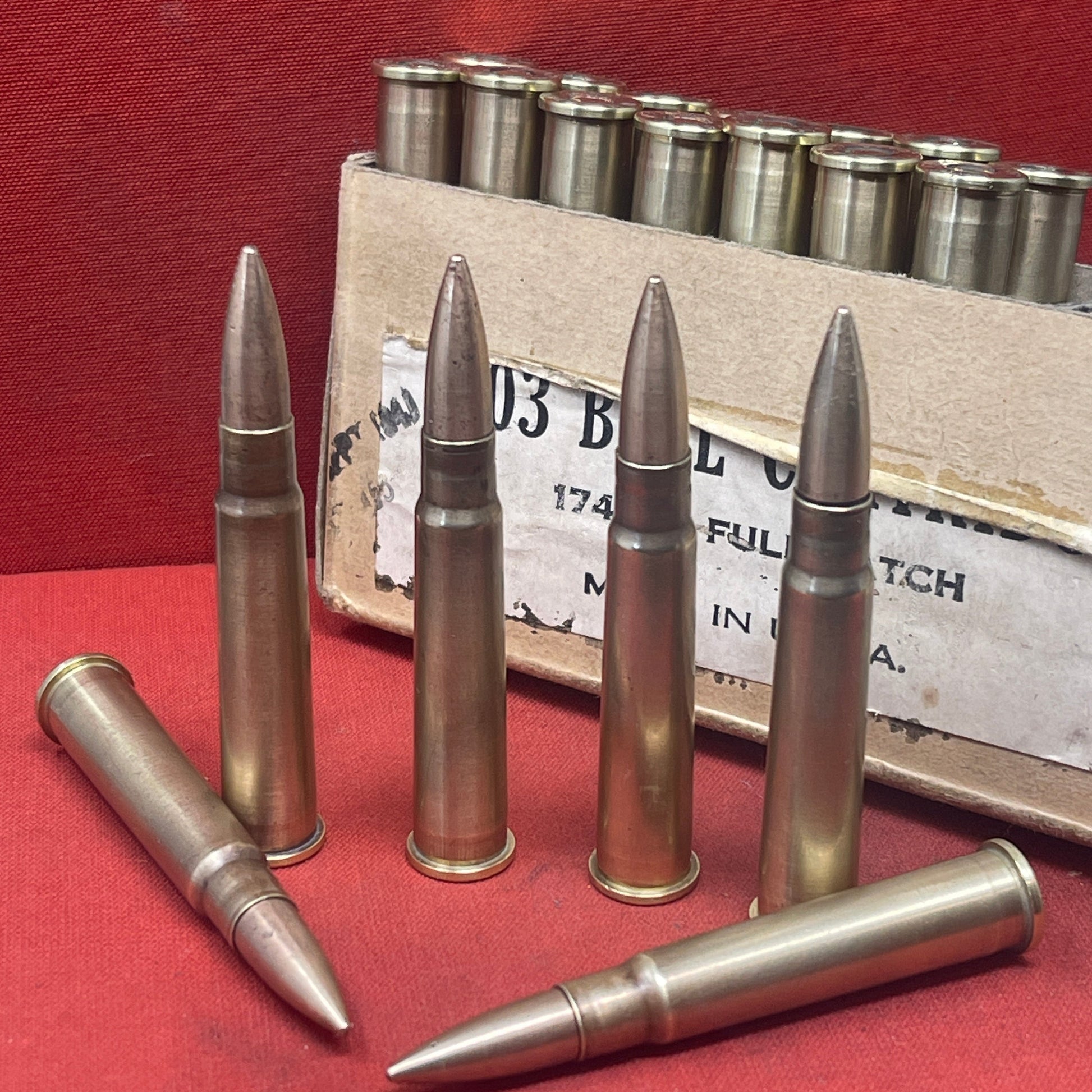 20 x INERT Lend Lease US Winchester 303 Rounds Dated 1941
