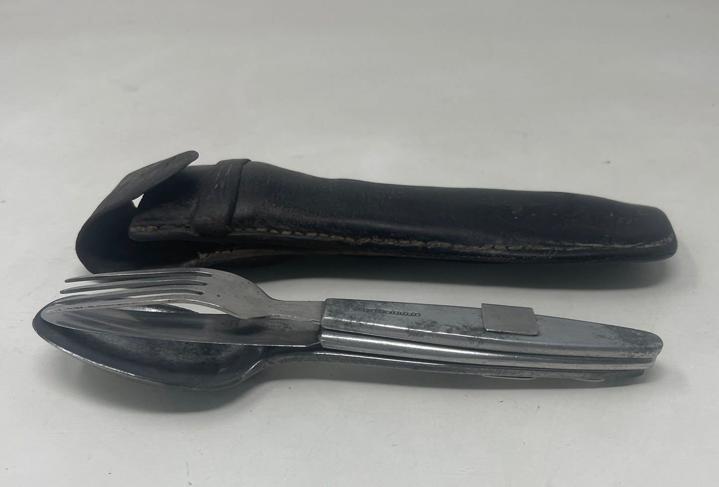 Knife, fork, and spoon set dated 1944