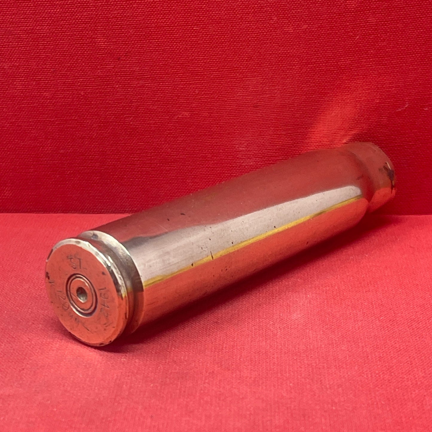 This particular 20mm casing was manufactured in ST - Royal Ordnance Factory, Steeton