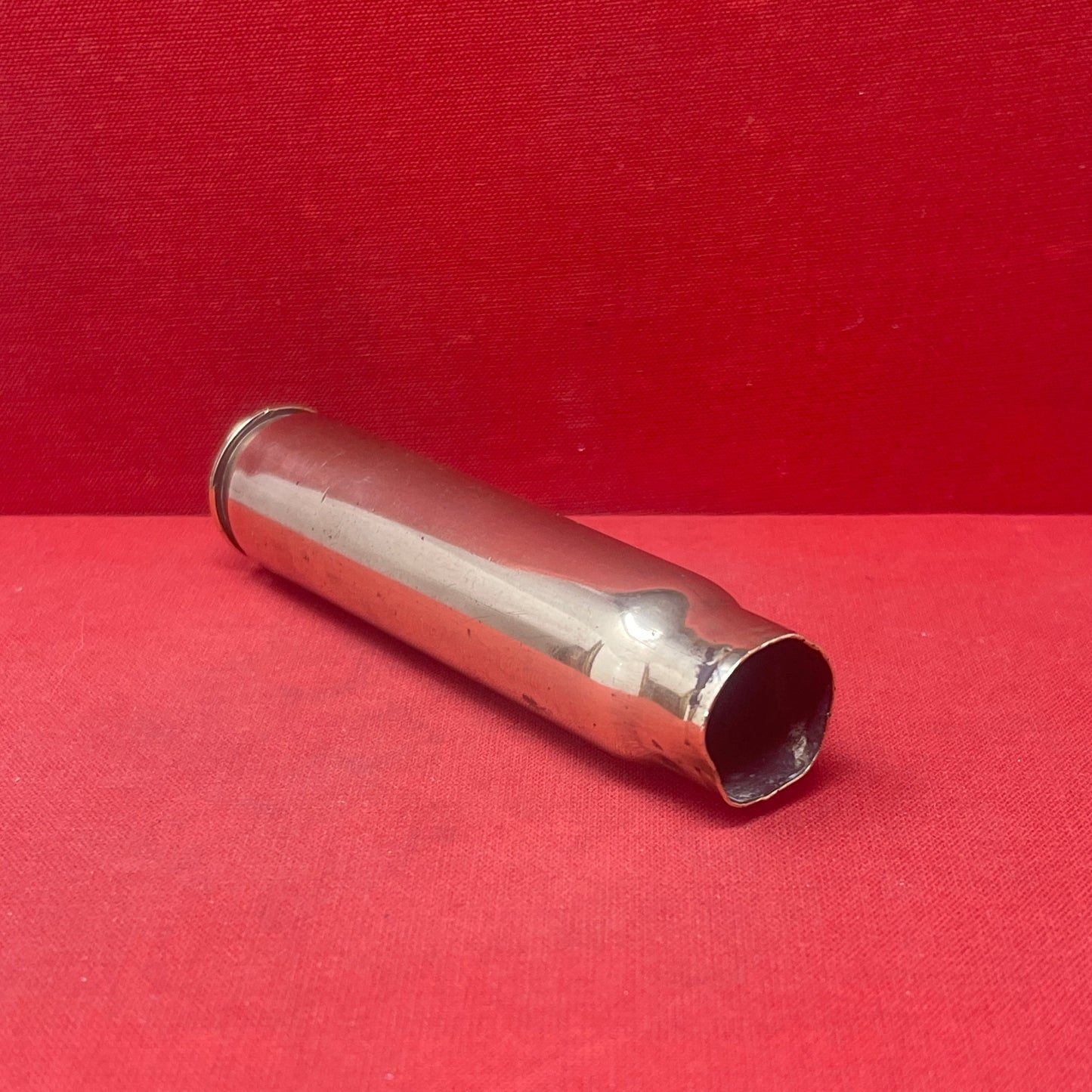 This particular 20mm casing was manufactured in ST - Royal Ordnance Factory, Steeton
